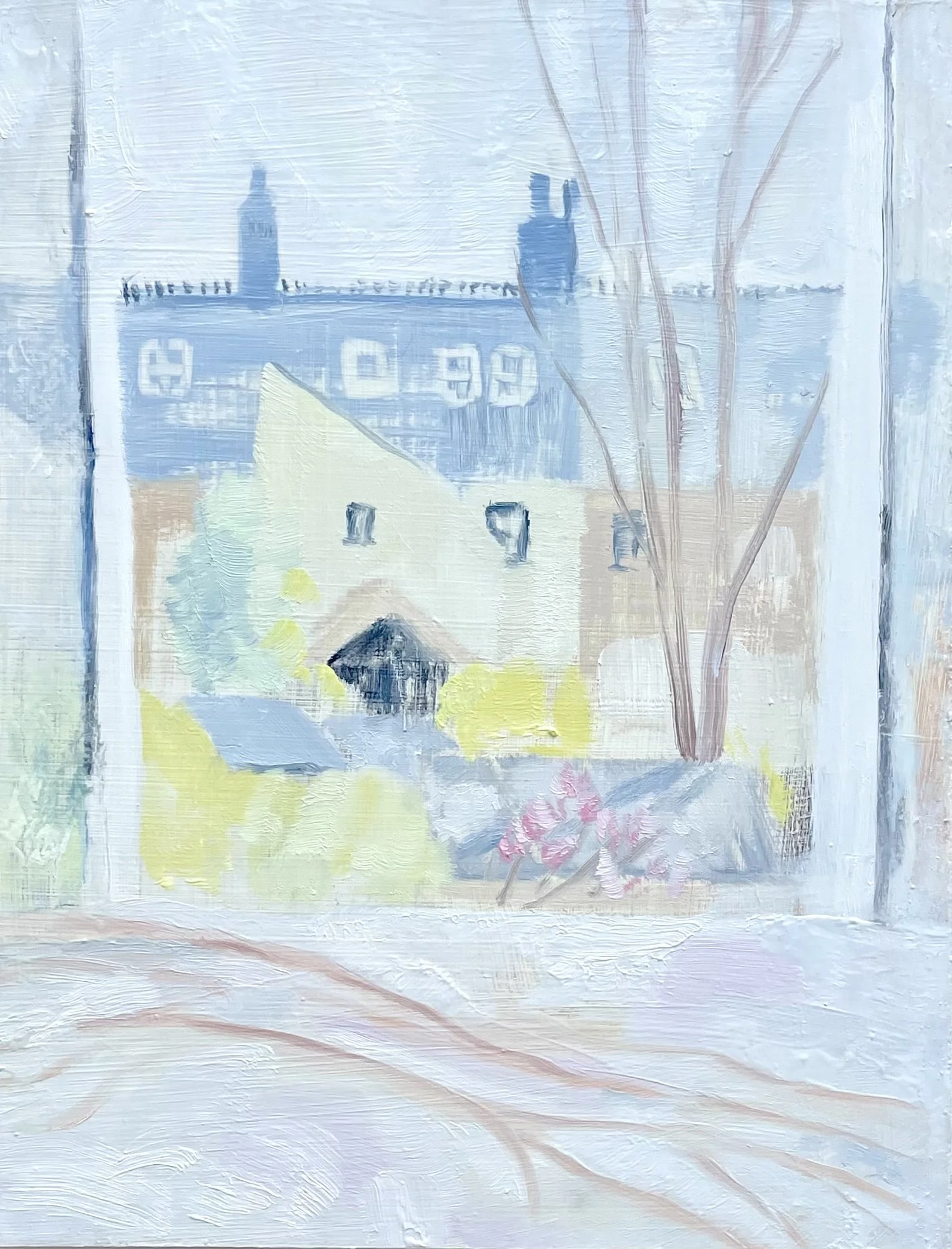 Bower. 28 x 21.4 cm, oil on board, £455