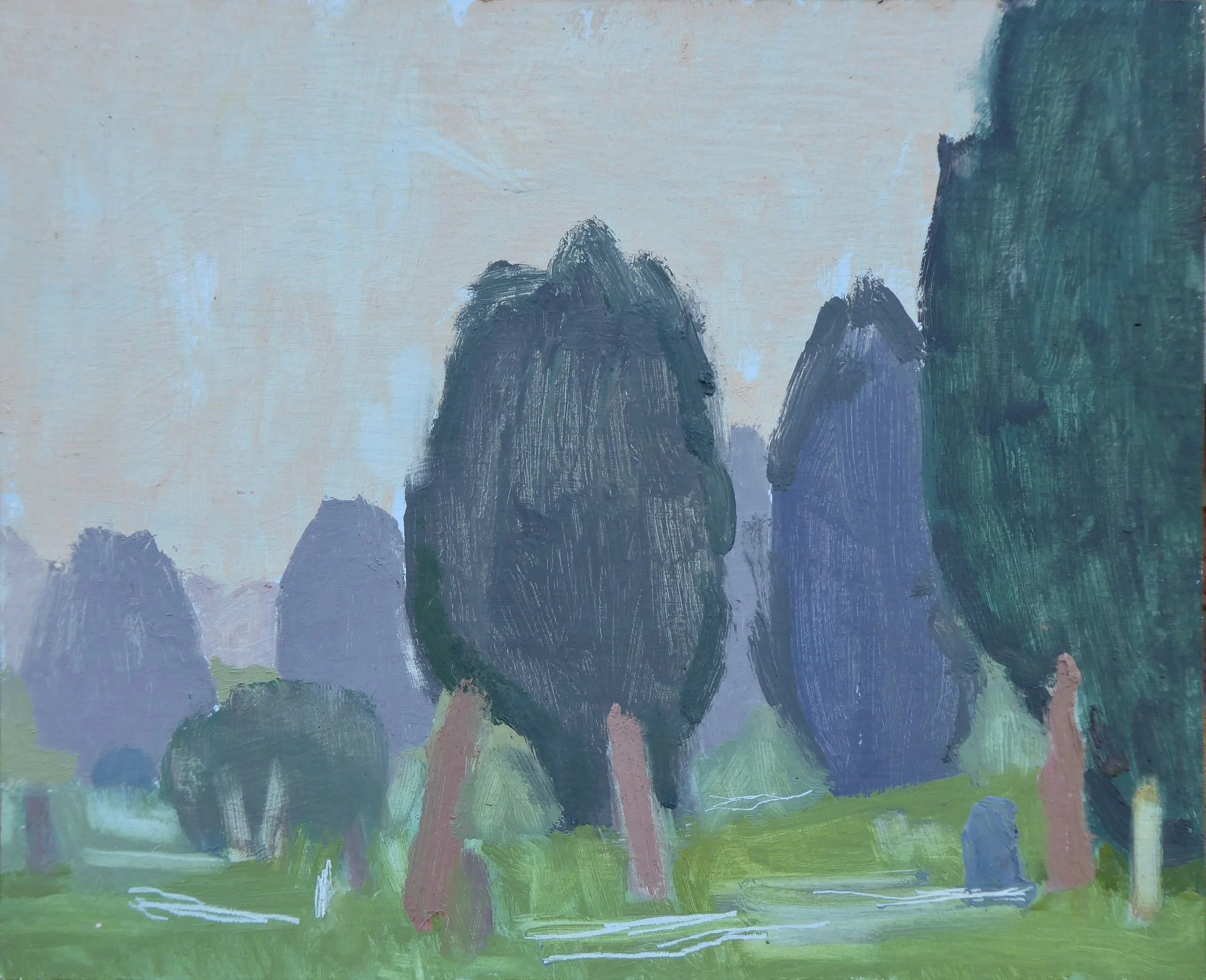 Alex Cree, Misty Day, Dorchester Cemetery.