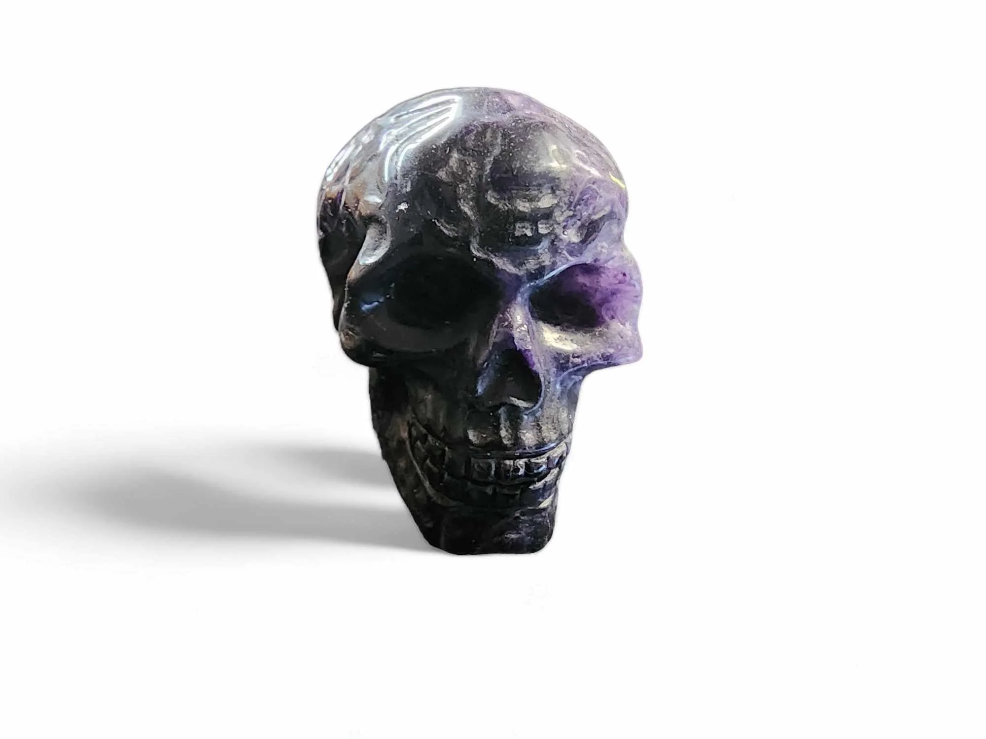 Charoite Skull