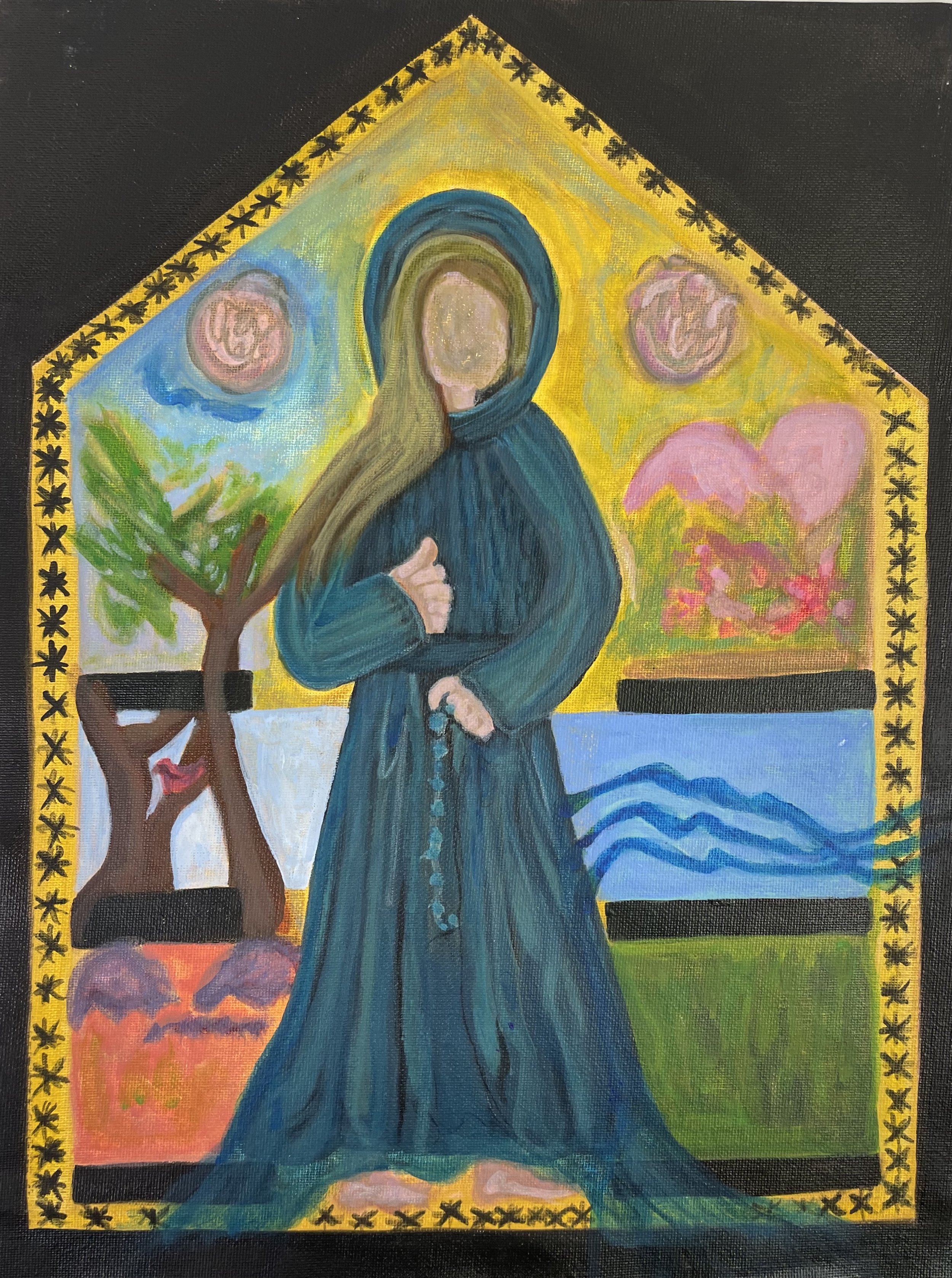 S H E series
 Acrylic on canvas 
12" x 16"
2025