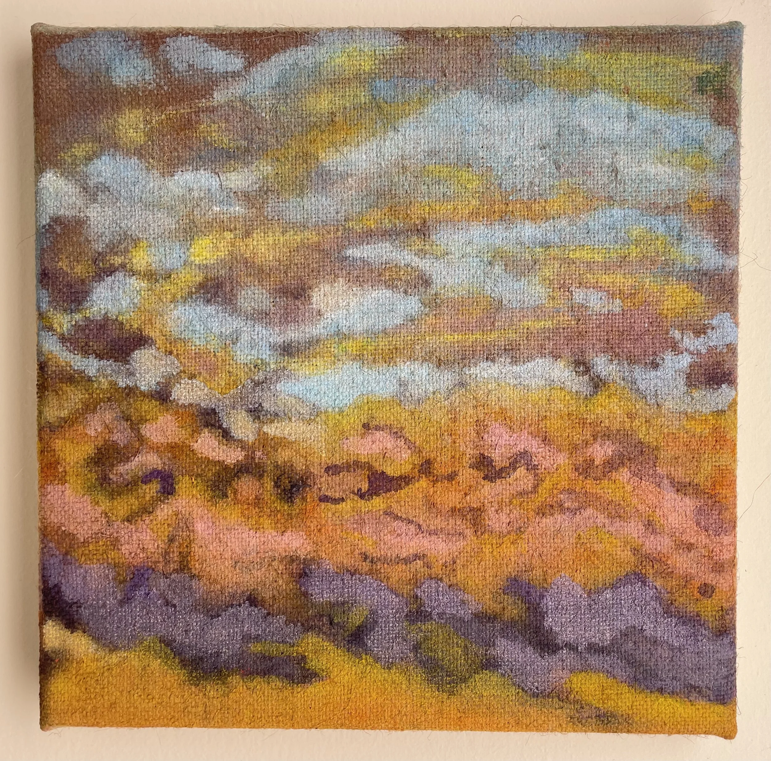 Mind's eye
 Acrylic on burlap 
12" x 12"
2025