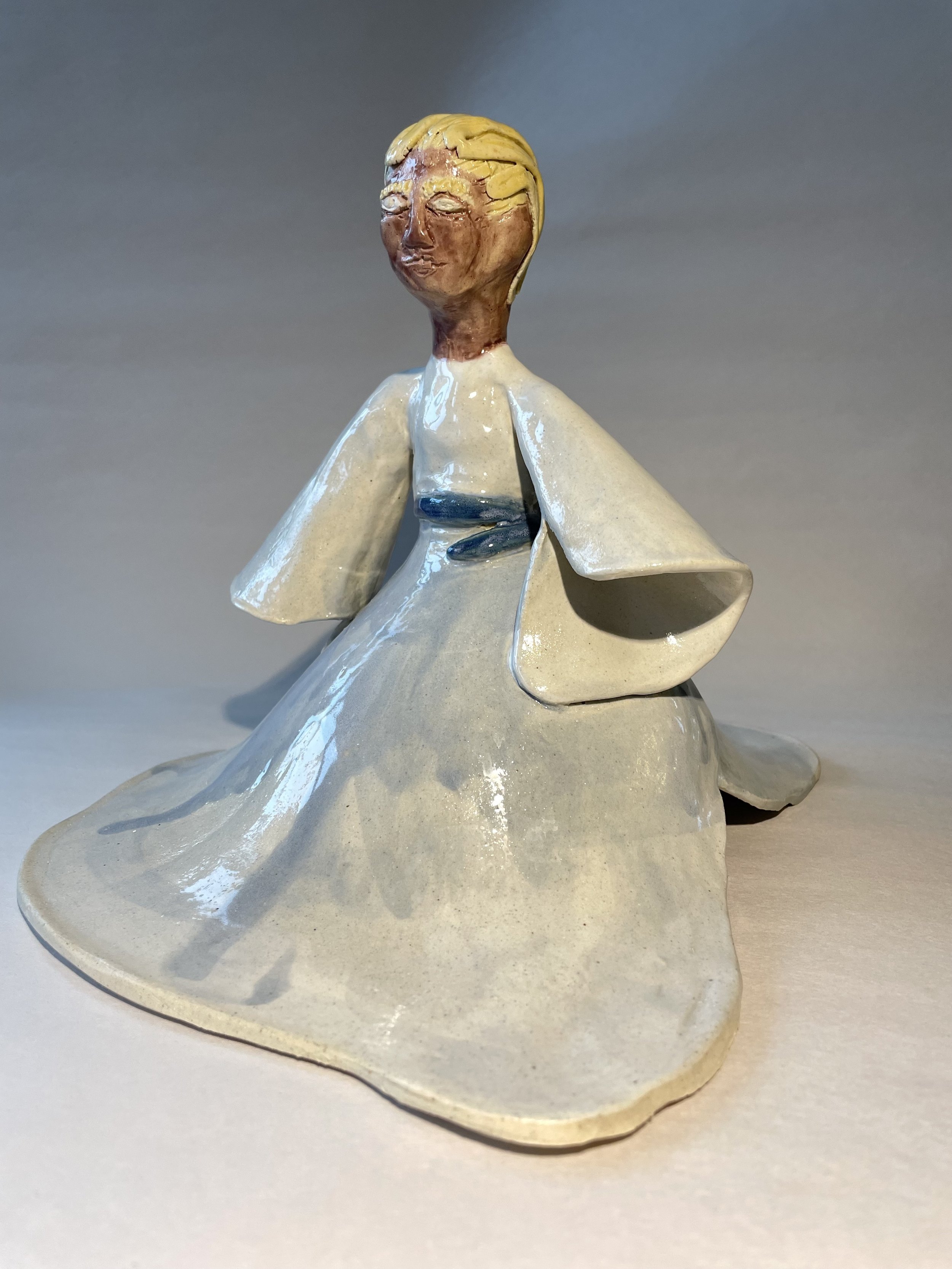 S H E series (Mother Nature)
 ceramic figure 
6" x 8" x 4"
2025