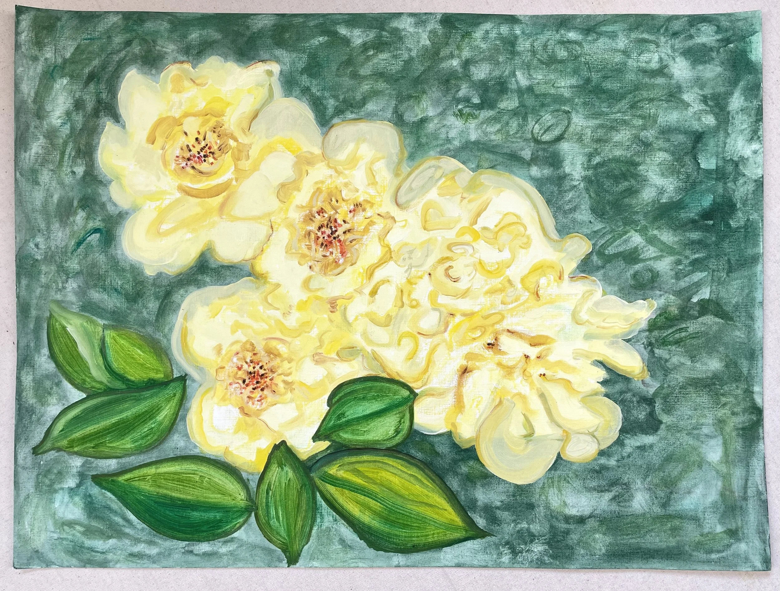 Summer joy 2
 Oil on paper with pastel 
24" x 18"
2026