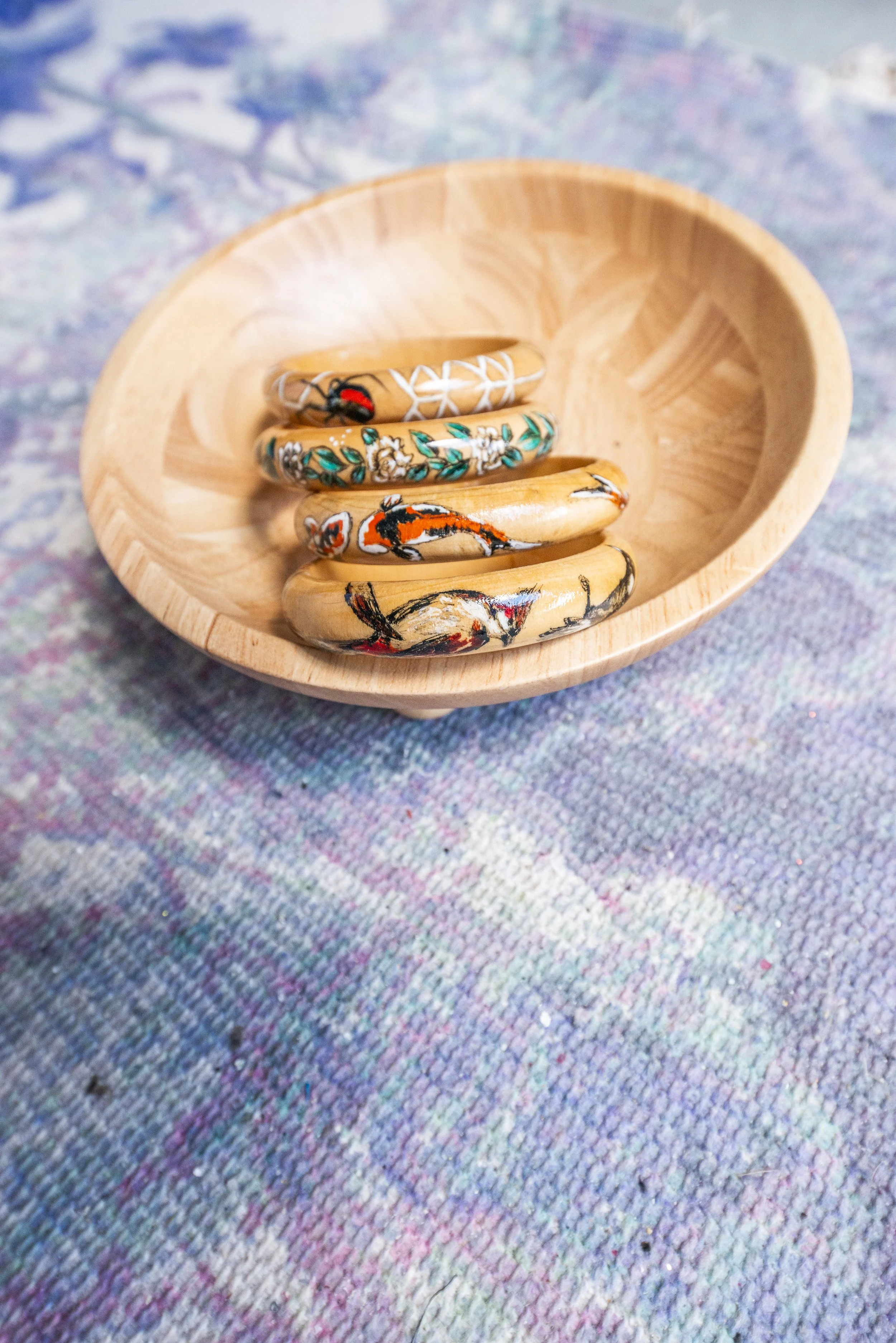 Wooden Art Bangles