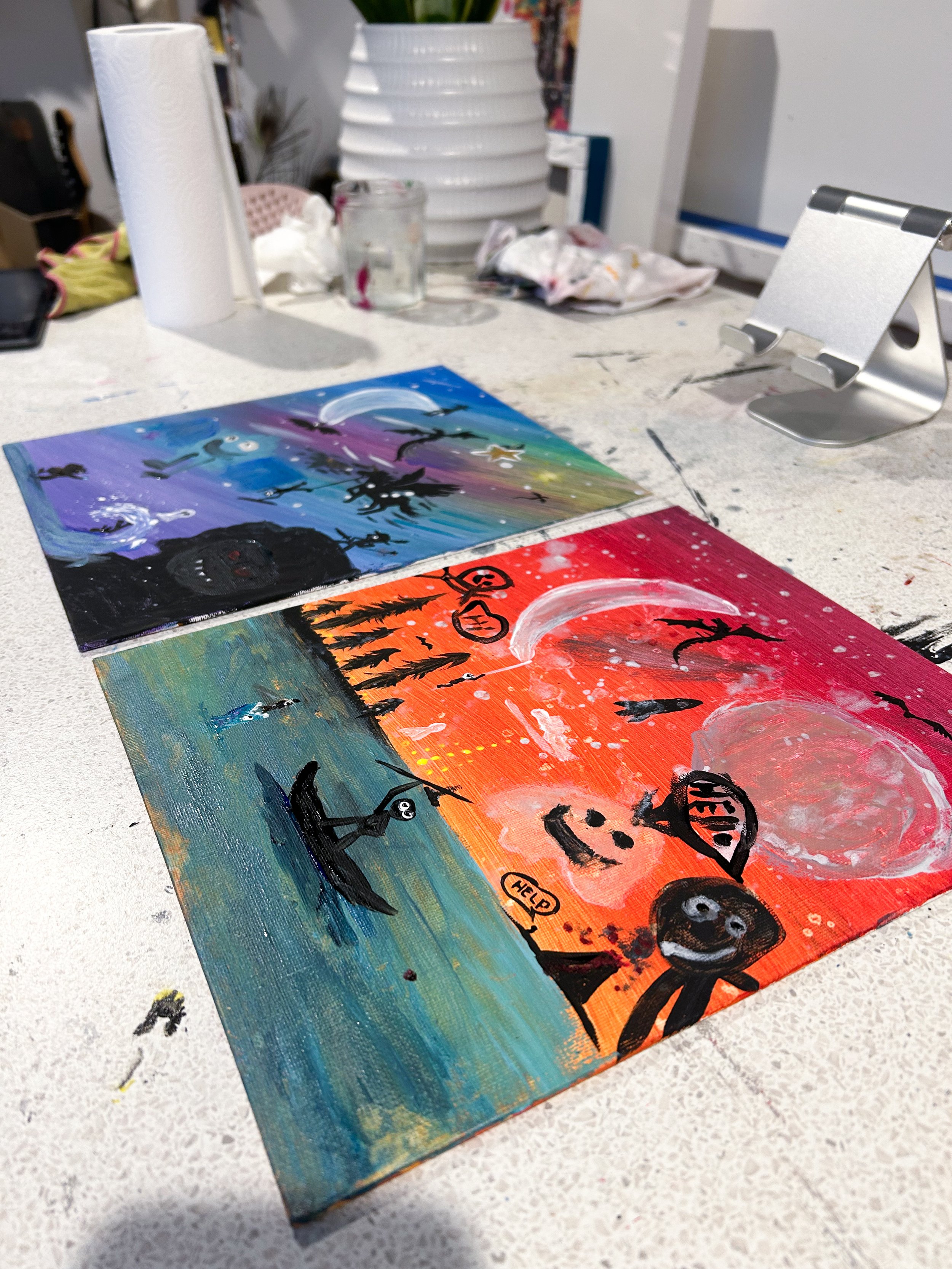 Kids Art Classes and creative exploration, painting and art games with Art By Chelsea Anne in Wonthaggi, Bass Coast, Victoria