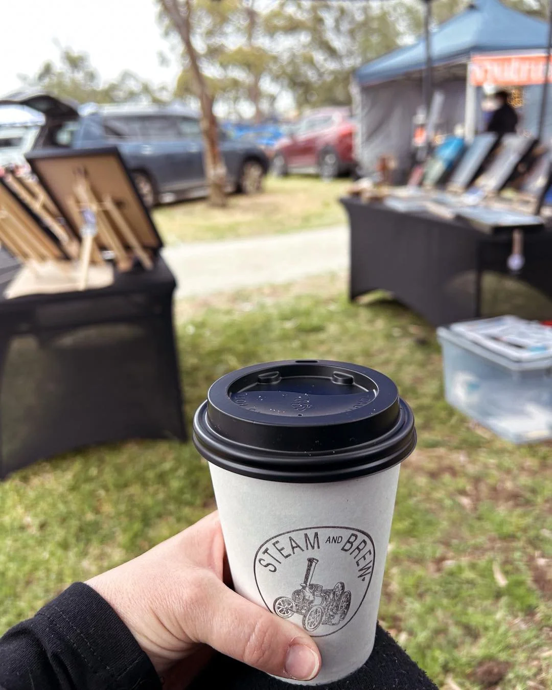 Ready to go at Tooradin market and sucking down coffee like my life depends on it because children and bedtime never goes to plan 😅

It&rsquo;s always a beautiful, peaceful market here with the birds chirping away, so come on down. Open from 9 am - 