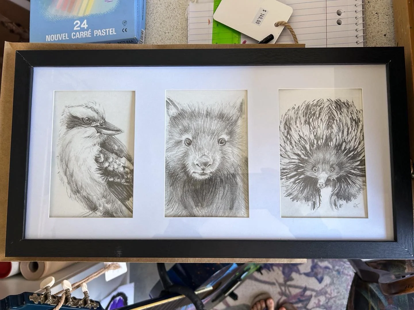 One sleep to go! 🎄

I may not be able to share some of the commissions we&rsquo;ve been working on just yet, but I can share this cute commission for a special Dad of 3 we did a little bit ago! 

These are three 4x6 graphite portraits on paper in a 