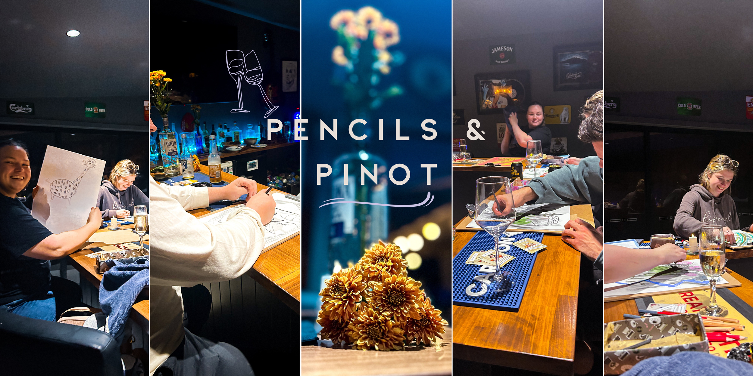 Pencils and Pinot - A Creative Experience 