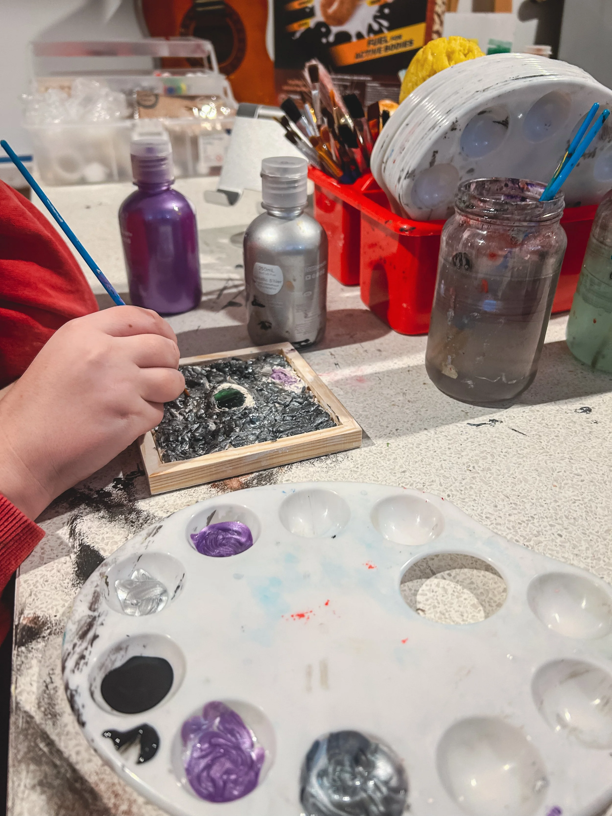 Creative art sessions and groups for kids at Art by Chelsea Anne's Studio in Wonthaggi, on the Bass Coast.