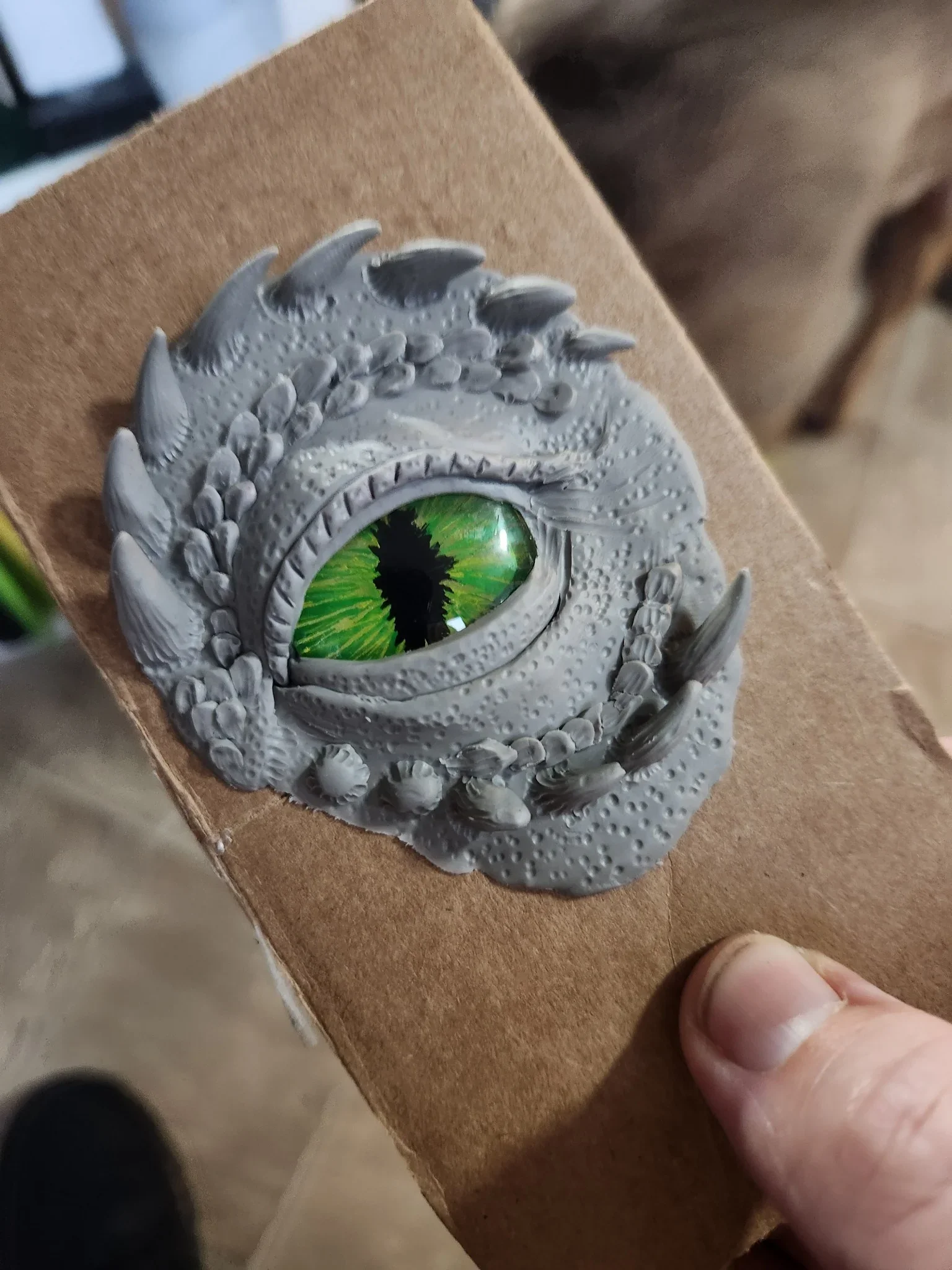 Make Your Own Dragon Eye 3D Art