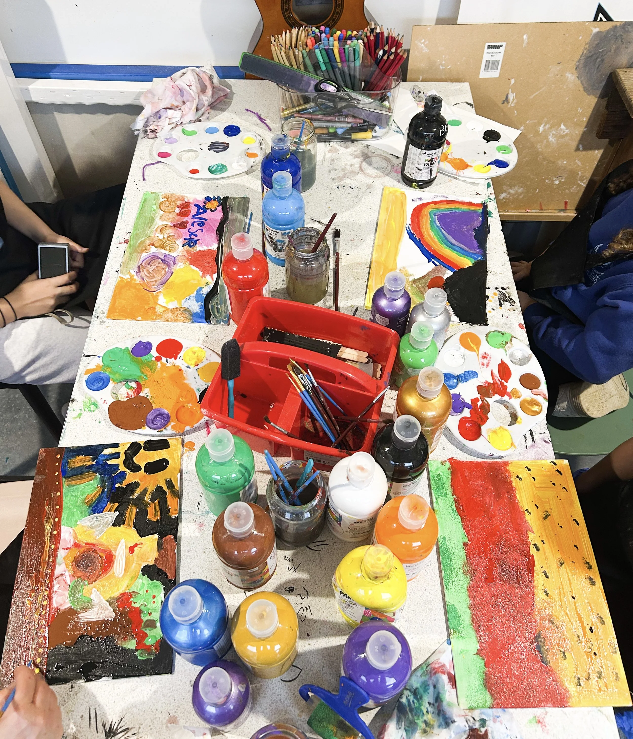 Painting and art sessions for kids at Art by Chelsea Anne's Studio in Wonthaggi on the Bass Coast.