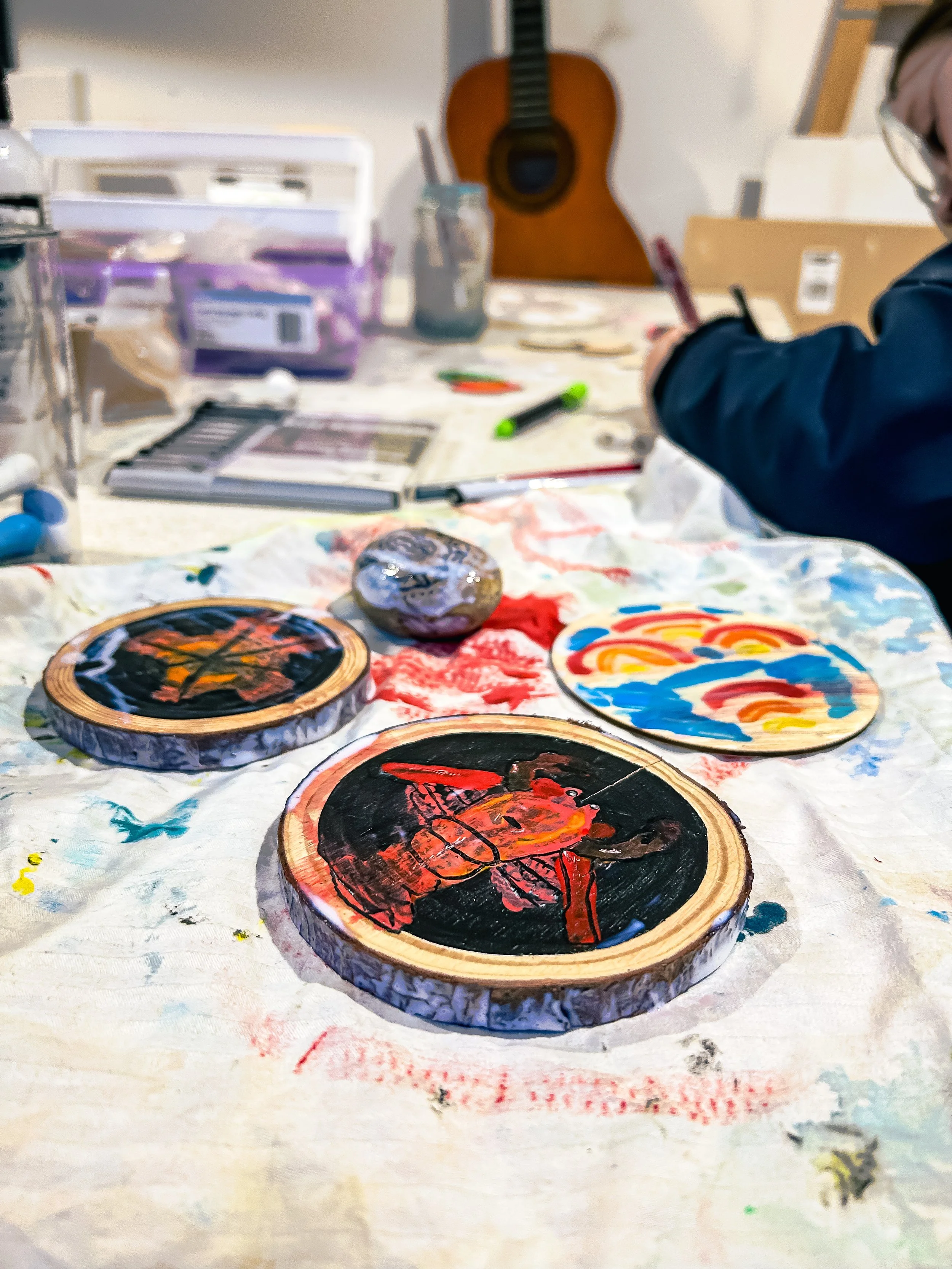 Painting and art sessions for kids at Art by Chelsea Anne's Studio in Wonthaggi on the Bass Coast.