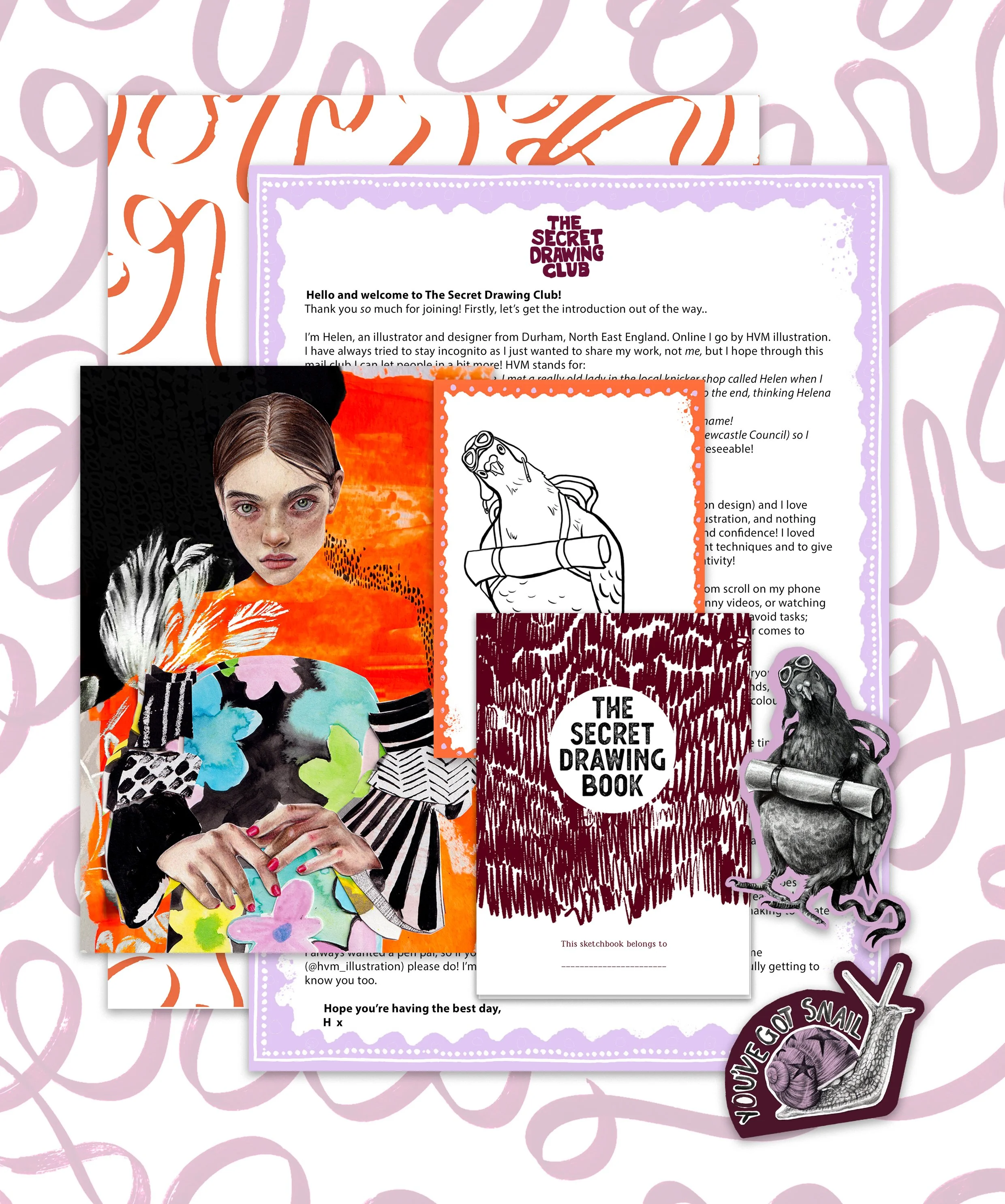 The Secret Drawing Club - MONTH ONE - June 2026 archive