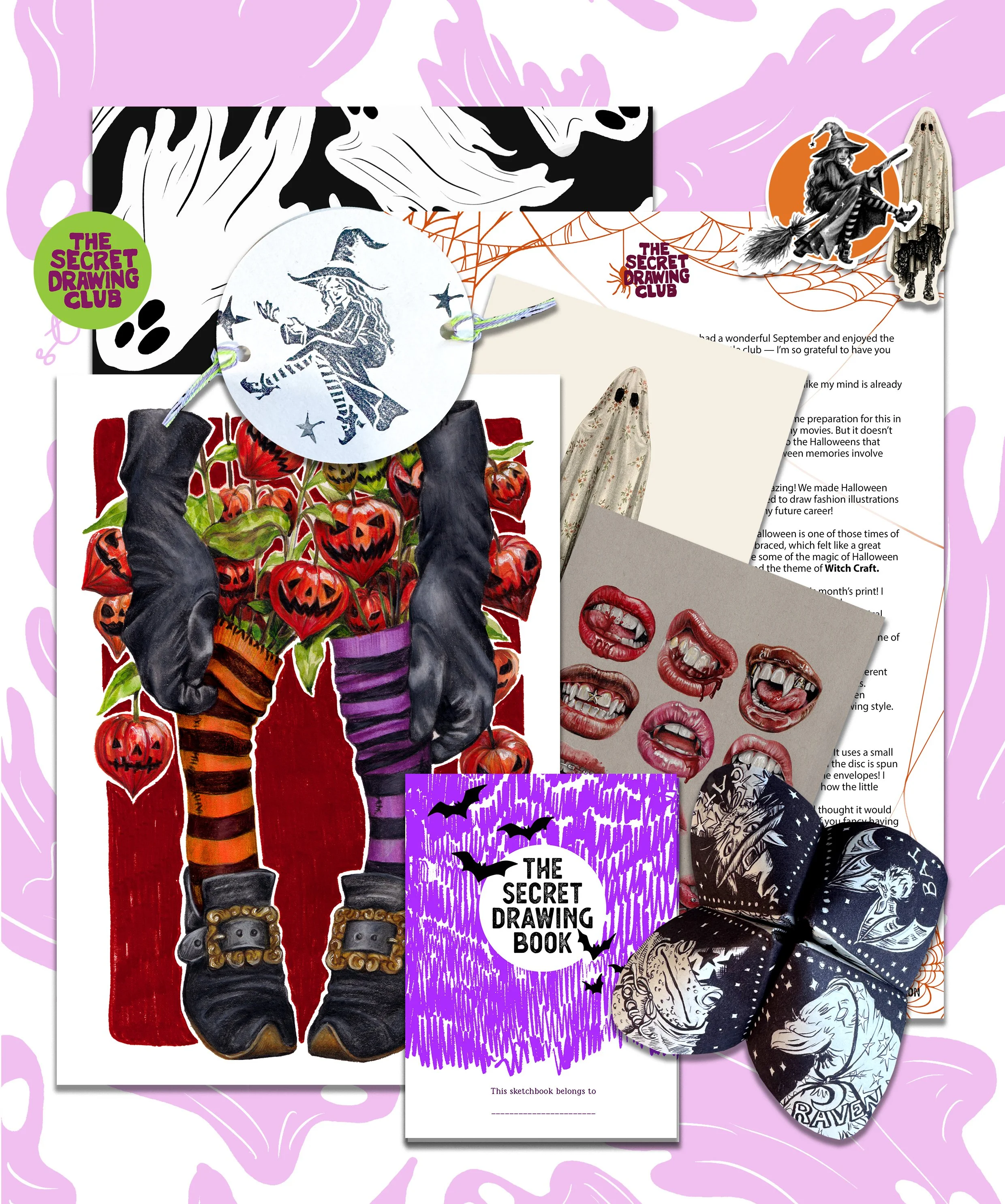 The Secret Drawing Club - MONTH FIVE - Halloween - October 2026 archive