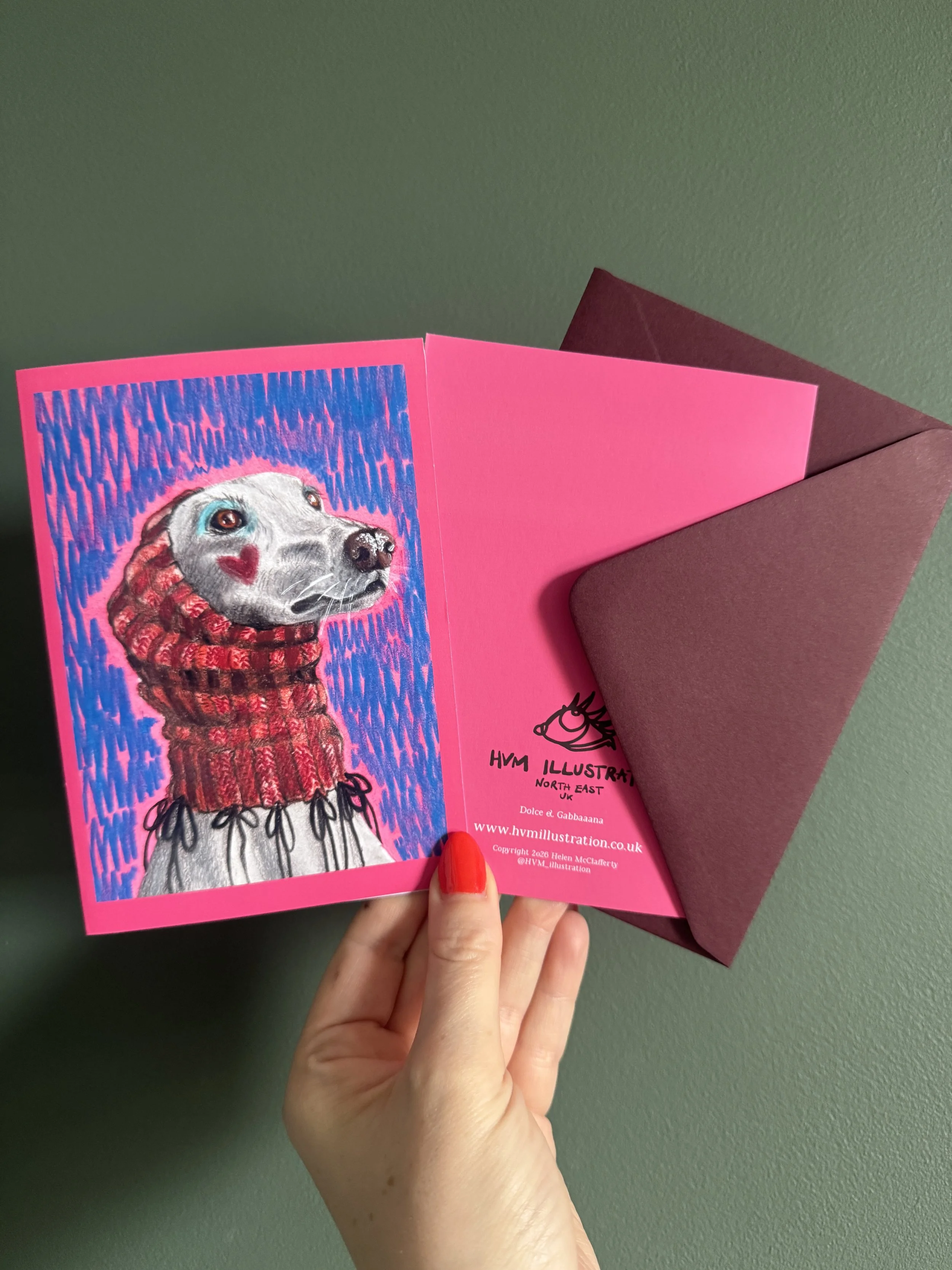 Couture Creatures Greetings Card