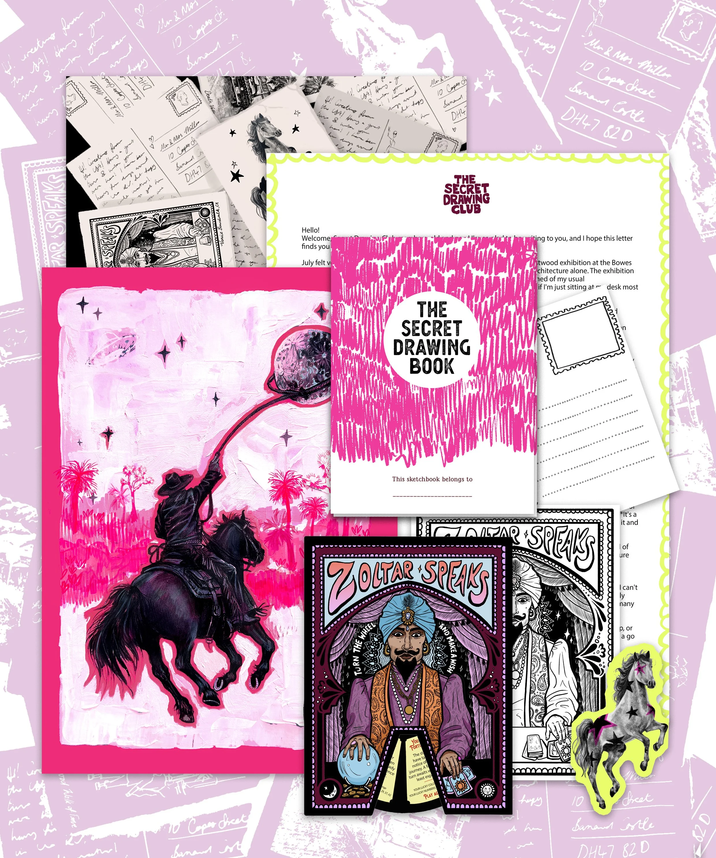 The Secret Drawing Club - MONTH THREE - August 2026 archive