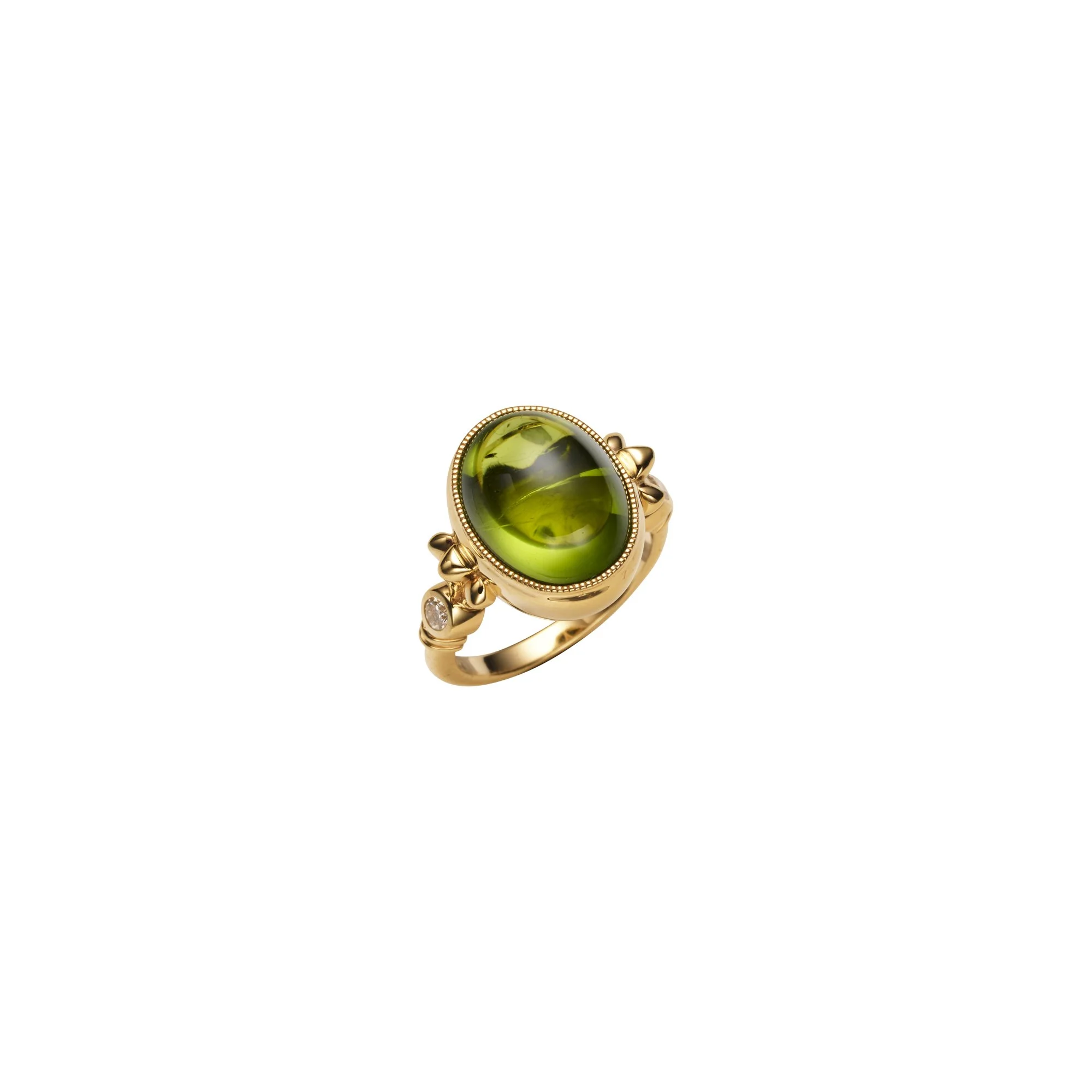 Limited Edition | Fleur des Lis Peridot Cocktail Ring