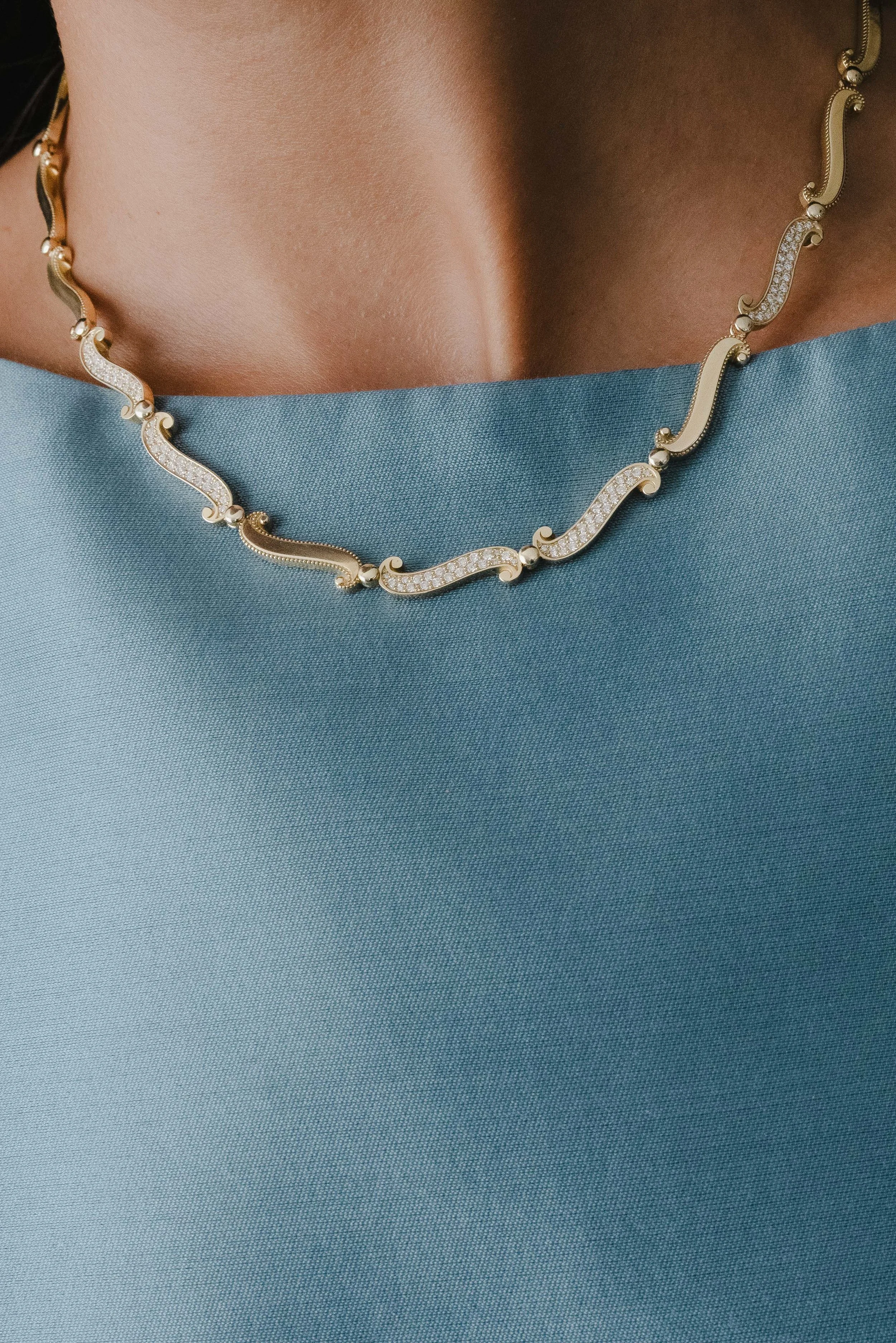 Secret Garden Diamond set Collier