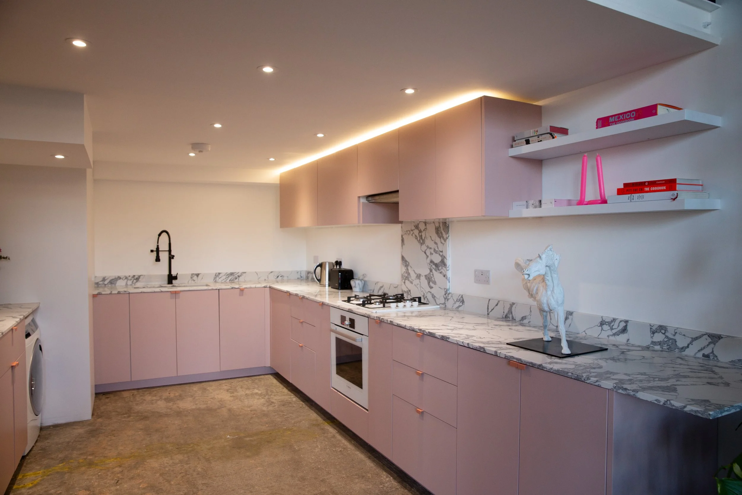 Brutalist photography and filming studio in East London