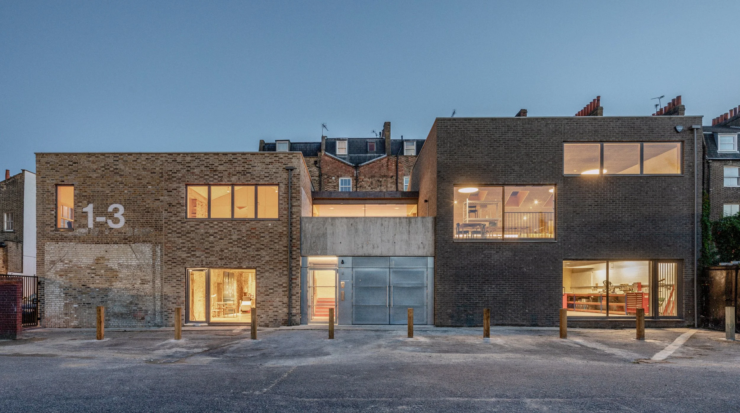 Exterior of an Award Winning Architect Designed Creative Venue in Hackney