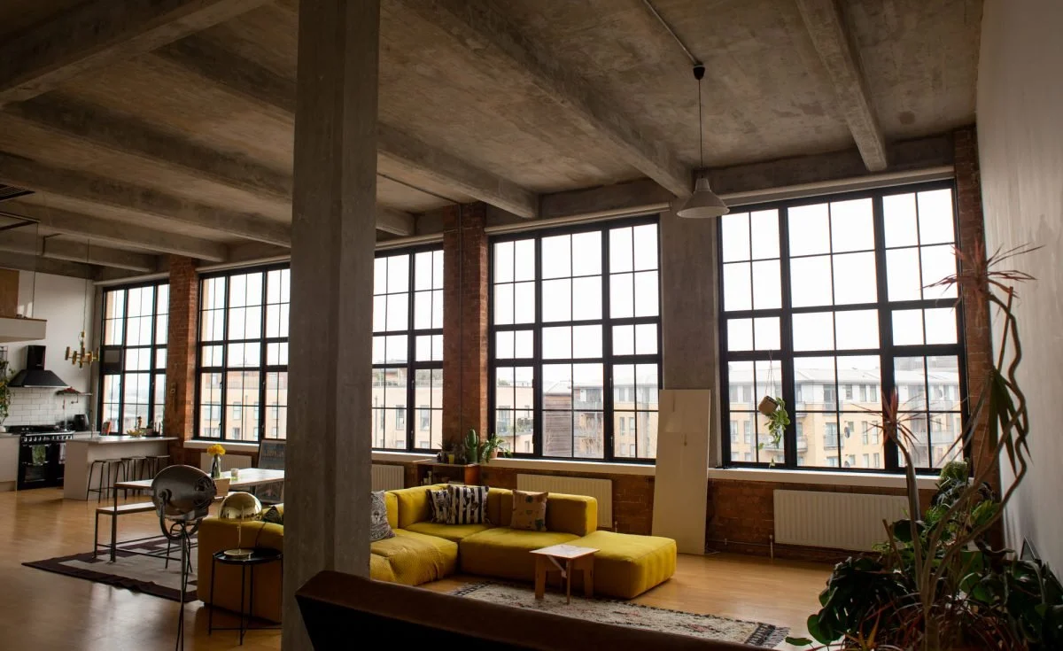 Brutalist location house and photography studio located in East London