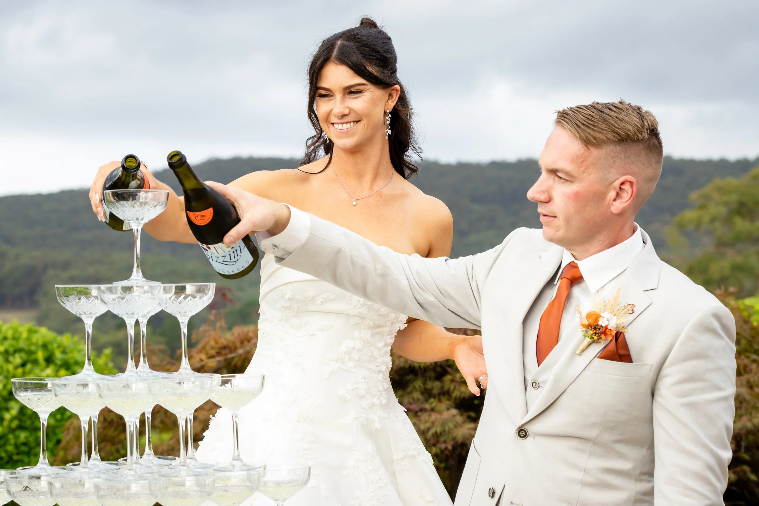 Wedding Champagne Tower