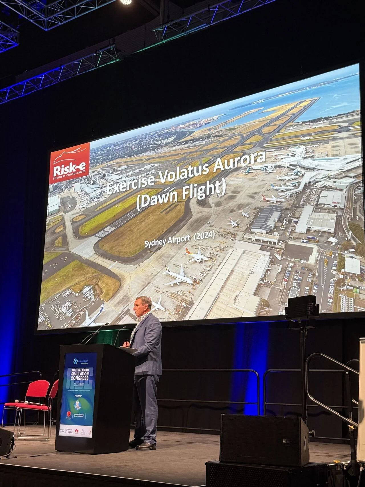 Risk-e Business Presents Sydney Airport Emergency Exercise at Simulation Congress