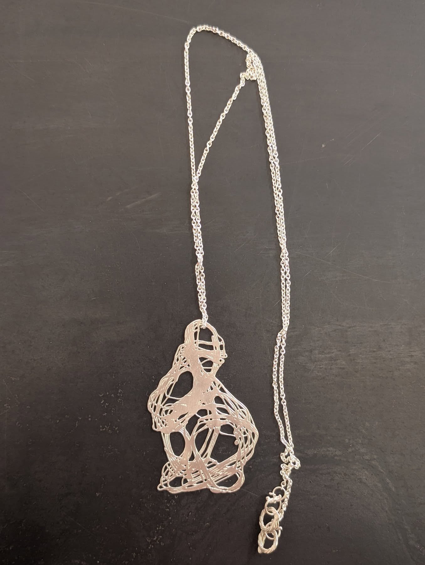Sterling silver pendant from Knotted collection. 
*
Do you also want to create a special jewelry piece for yourself or your loved ones? What if... Just make it (happen)!
*
For inquiries and further details, DM or click the link in bio. Or come to fin