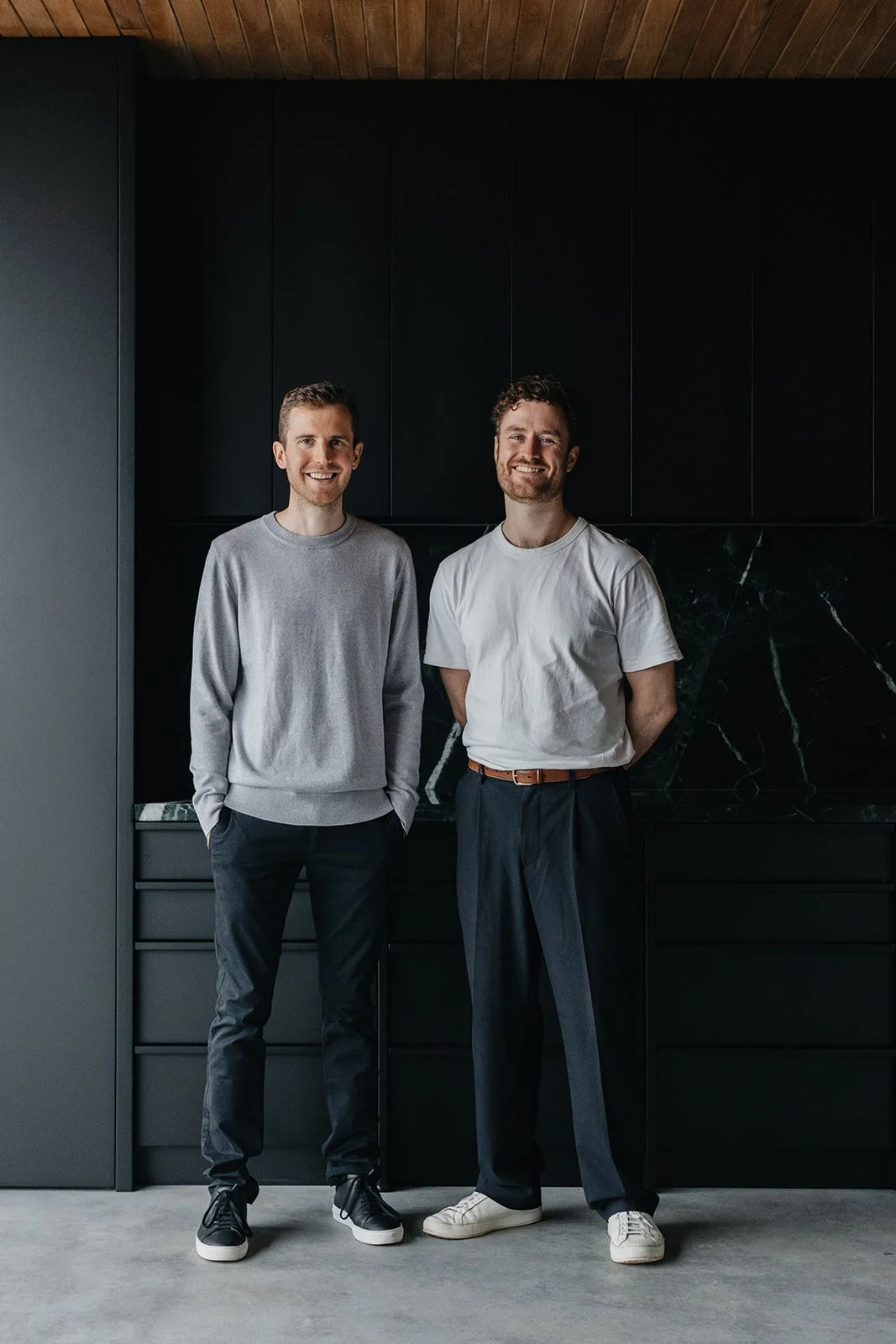 Liam Corr and Jeffrey Baikie
