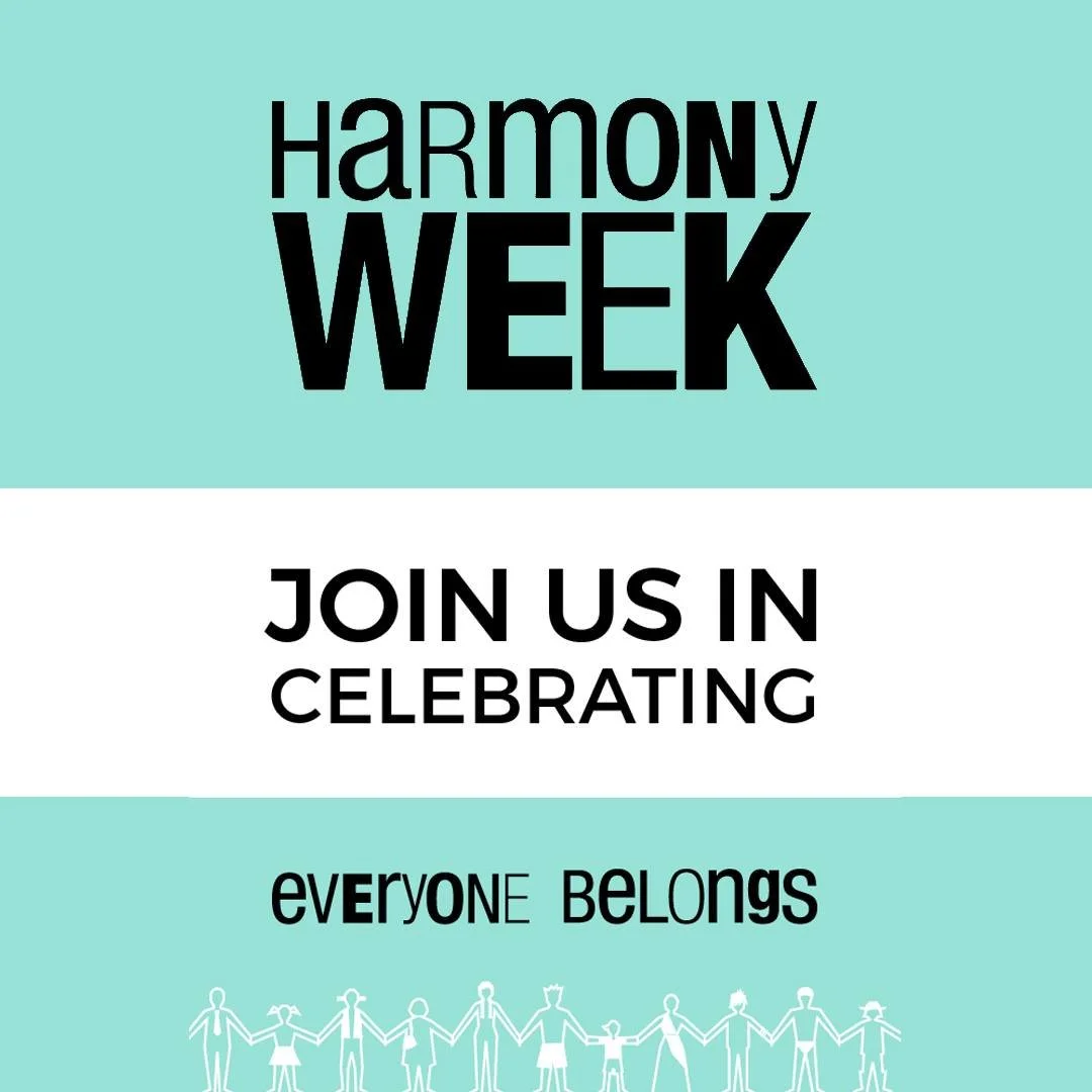 🤝 Harmony Week is about inclusiveness, respect and belonging for all Australians, regardless of cultural background, united by a set of core Australian values. 

😀 Everyone belongs.

#HarmonyWeek #EveryoneBelongs #HarmonyDay #CulturalDiversity #Inc