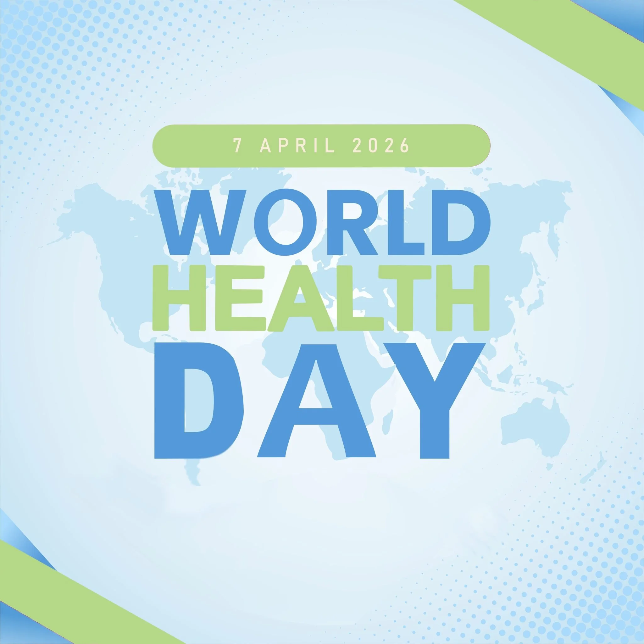 It's WORLD HEALTH DAY! -  World Health Day is celebrated each year on 7 April to mark the anniversary of the founding of World Health Organisation in 1948. 

🧠 World Health Day provides an opportunity for us to reflect on the health of ourselves and