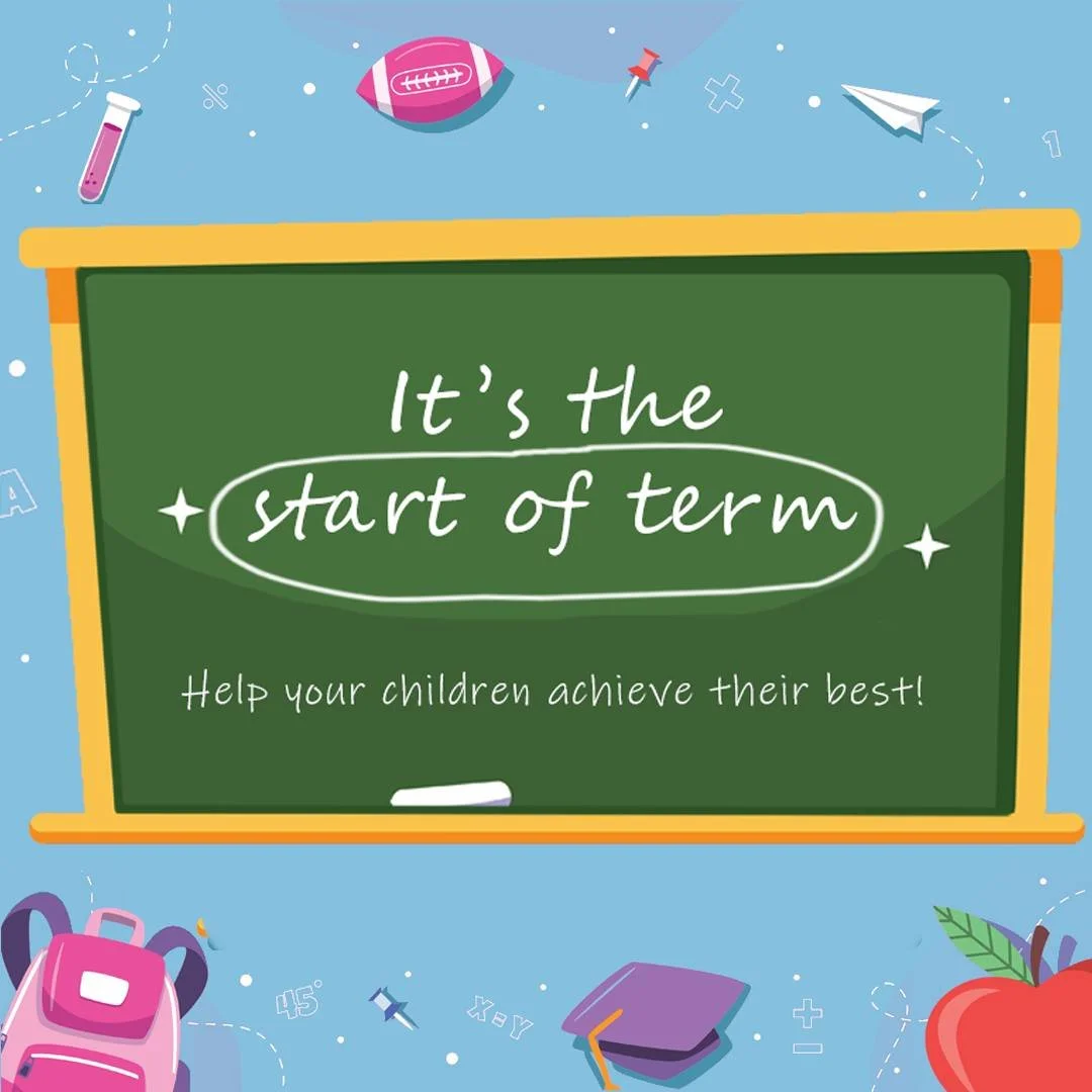 It's the start of another school term - How can parents help their children off to a great start ? Here are some top tips to help: 

👍 Be positive and enthusiastic about the start of school - This can help your child feel the same way.
👍 Be prepare