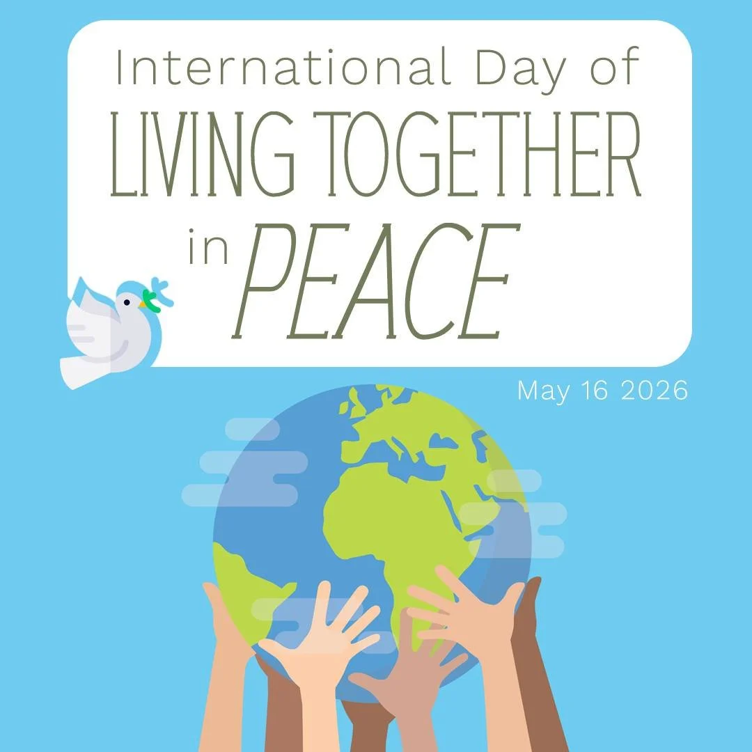 🕊️ Living together in peace is all about accepting differences and having the ability to listen to, recognise, respect and appreciate others, as well as living in a peaceful and united way.

🕊️ The UN General-Assembly, declared 16 May the Internati