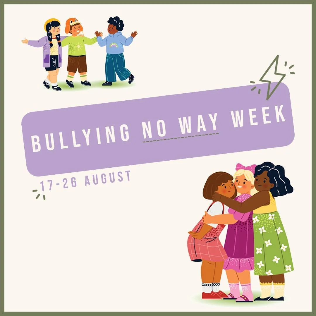 It&rsquo;s Bullying No Way Week

🦴 They say that &ldquo;Sticks and stones may break my bones but words will never hurt me&rdquo;, but this is not true. Research indicates that even verbal bullying can significantly impact children&rsquo;s (and adult