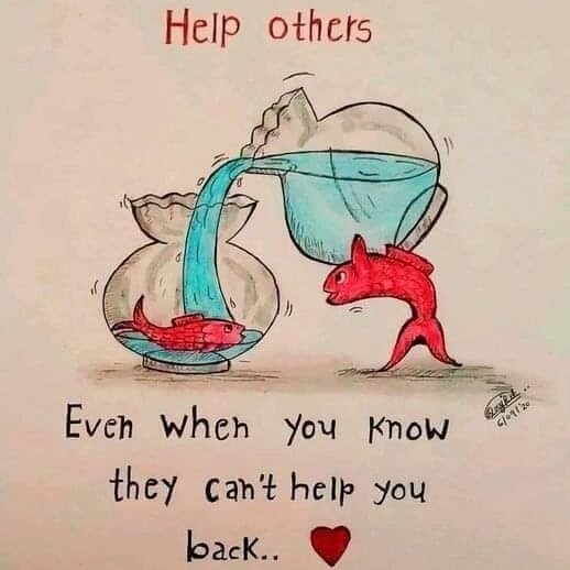 Good morning!  I wanted to put some helping vibes out there today; be kind to others! ❤️
