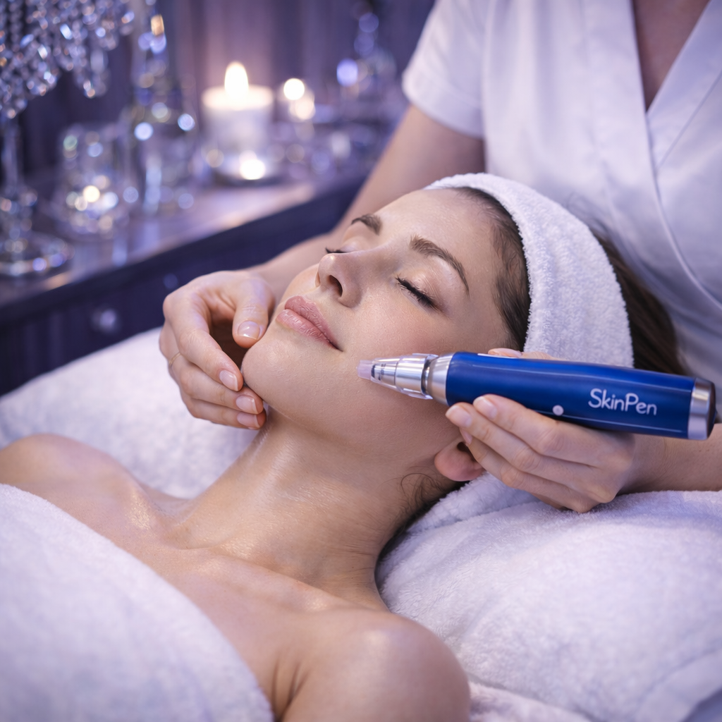 skinpen micorneedling facial in london for collagen production