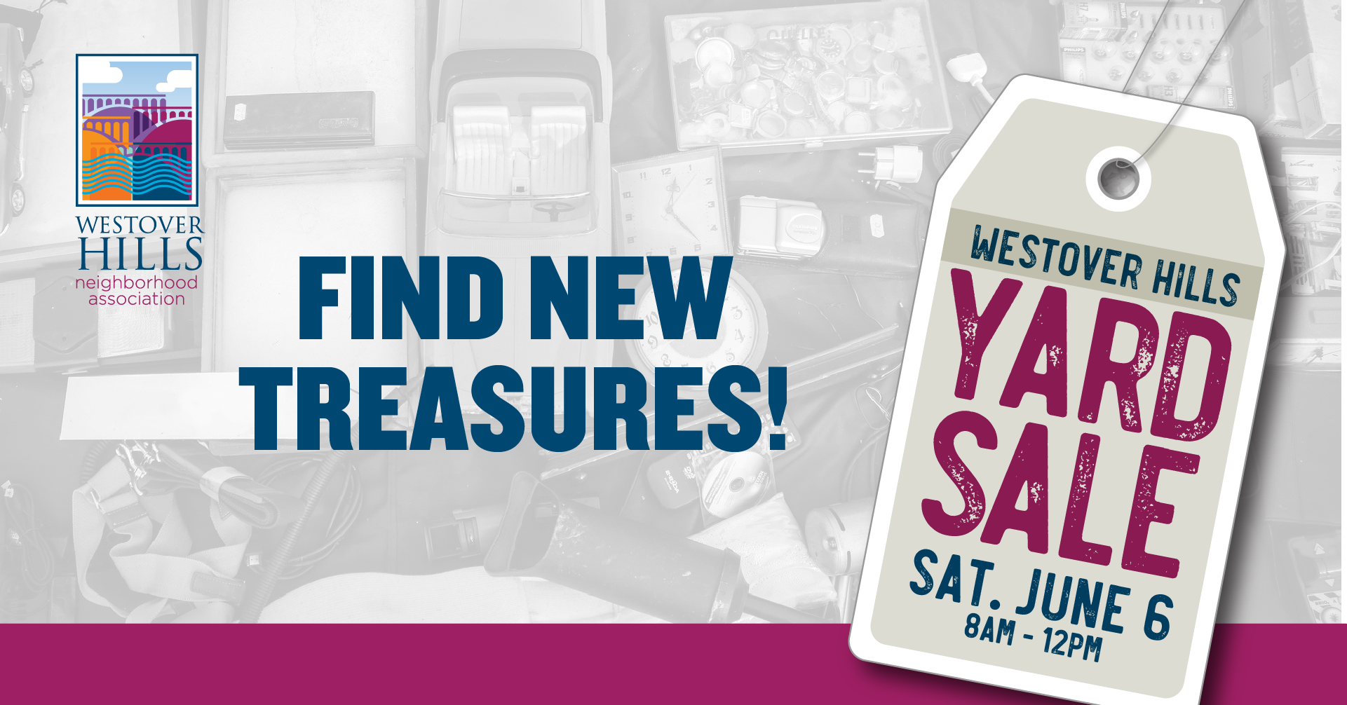 WHNA Yard Sale This Saturday!