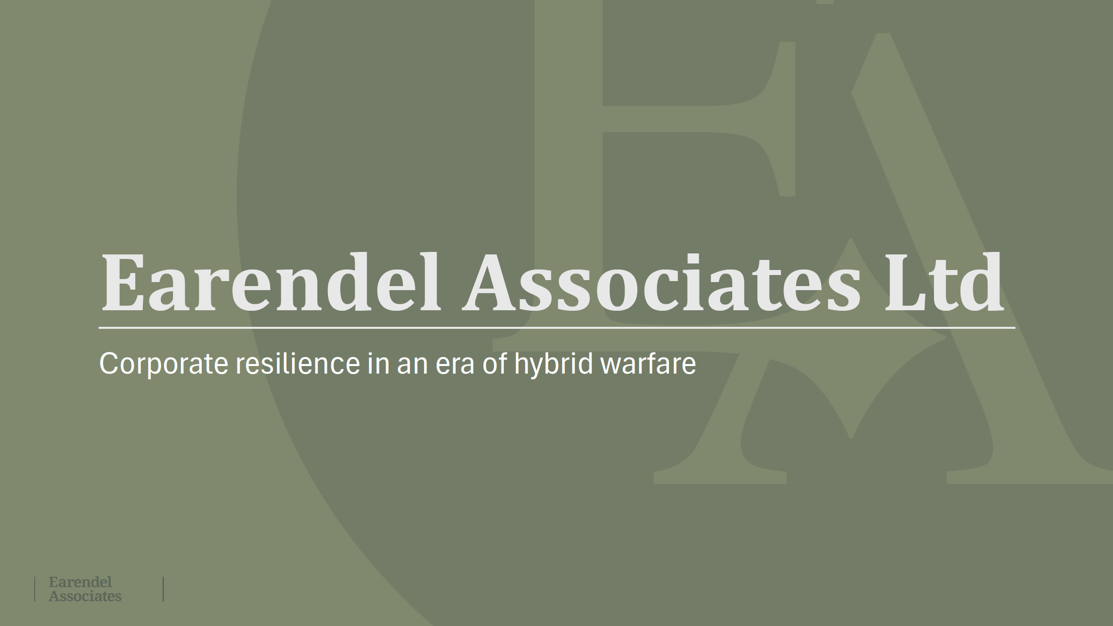Corporate resilience in an era of hybrid warfare