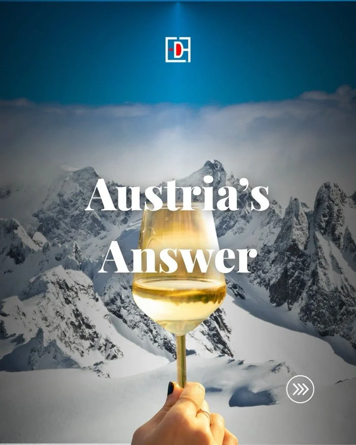 Q: What does Austria drink on the mountain? A: Gr&uuml;ner Veltliner. Every single time.

Happy #WineWednesday 🍷

👉 Swipe through and learn the Alpine white your wine list is missing. 
👉 Save this before your next trip to Austria. 
👉 Follow for m