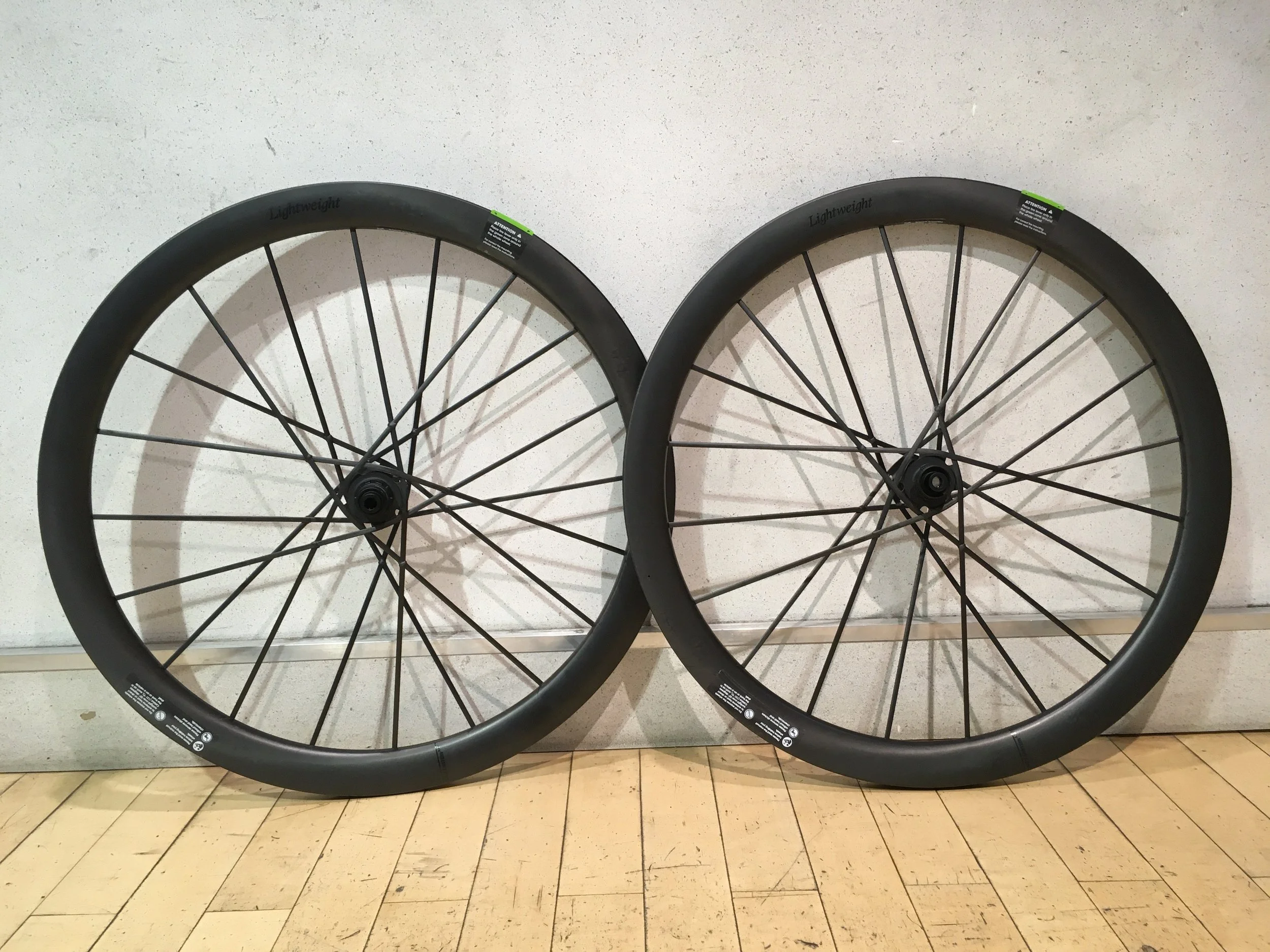 Lightweight Meilenstein Art Disc Schwarz Wheelset
