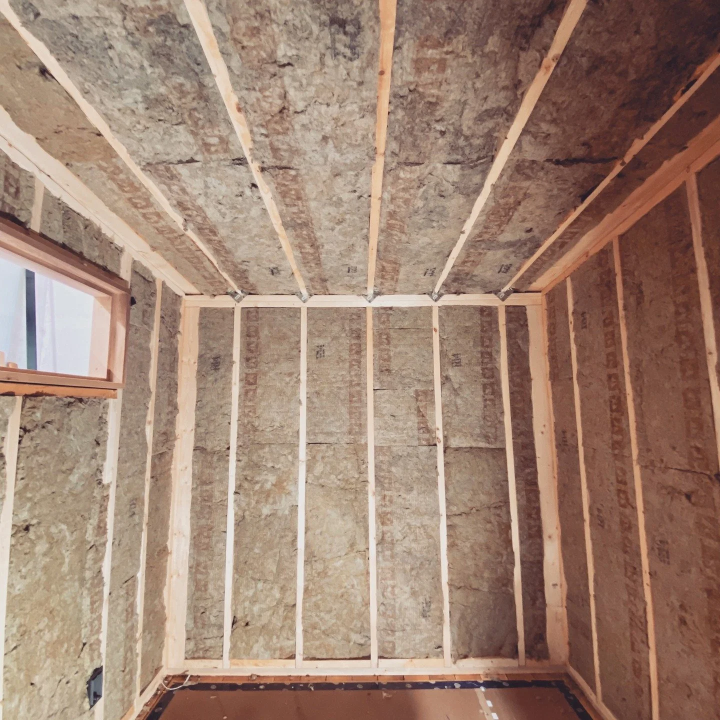 Storm Sauna Build.  Insulation &ndash; The Hidden Hero.
You&rsquo;ll never see it, but you&rsquo;ll feel it.
We don&rsquo;t skimp where it counts. Insulation is the quiet MVP of every Storm Sauna. 
Why We Use Rockwool, Not Fiberglass
🔥 Handles the h