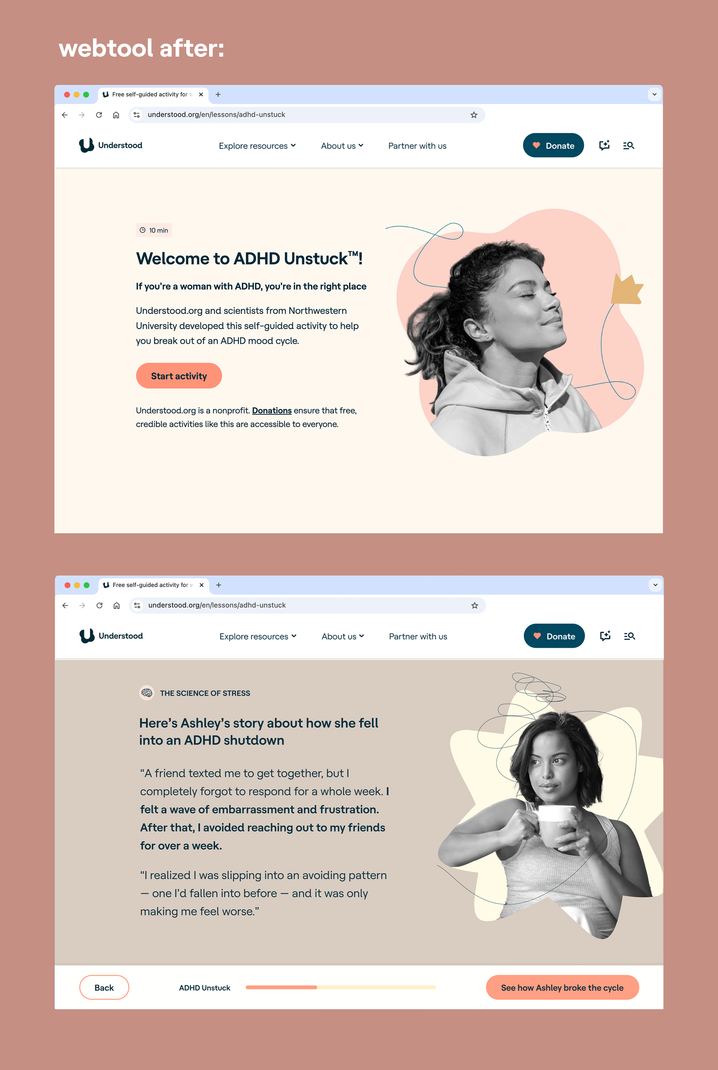 The updated version brought together richer color tones, black and white photography with expressive linework and shapes.