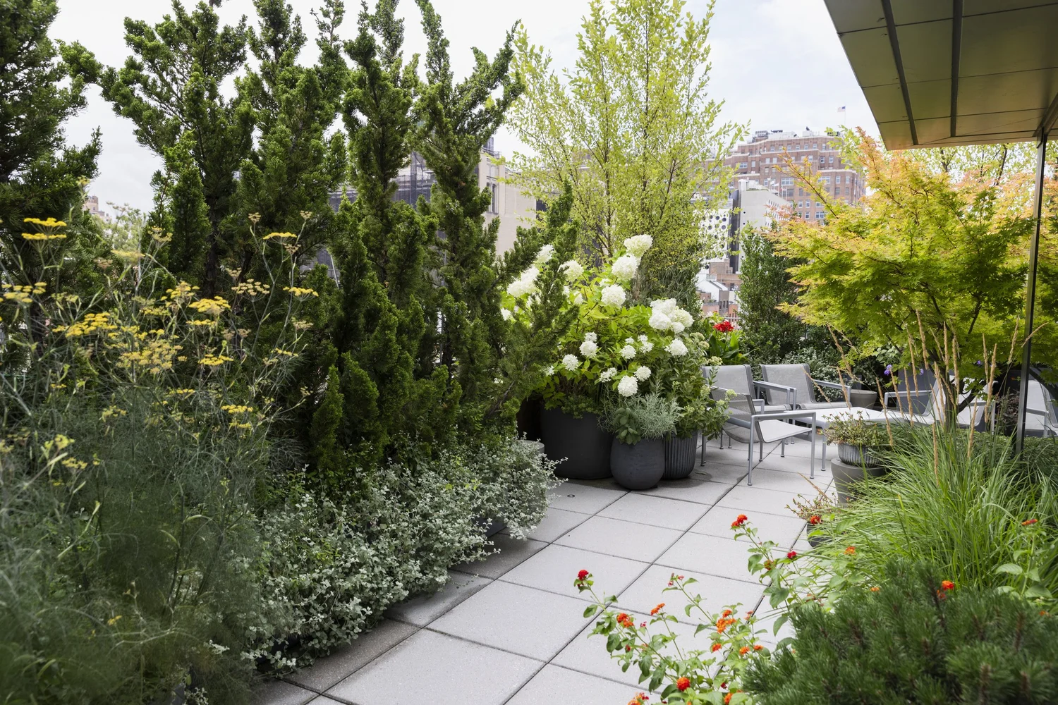 View of Chelsea Penthouse | Brooklyn, NY Landscape Designer | Urbangreen ...