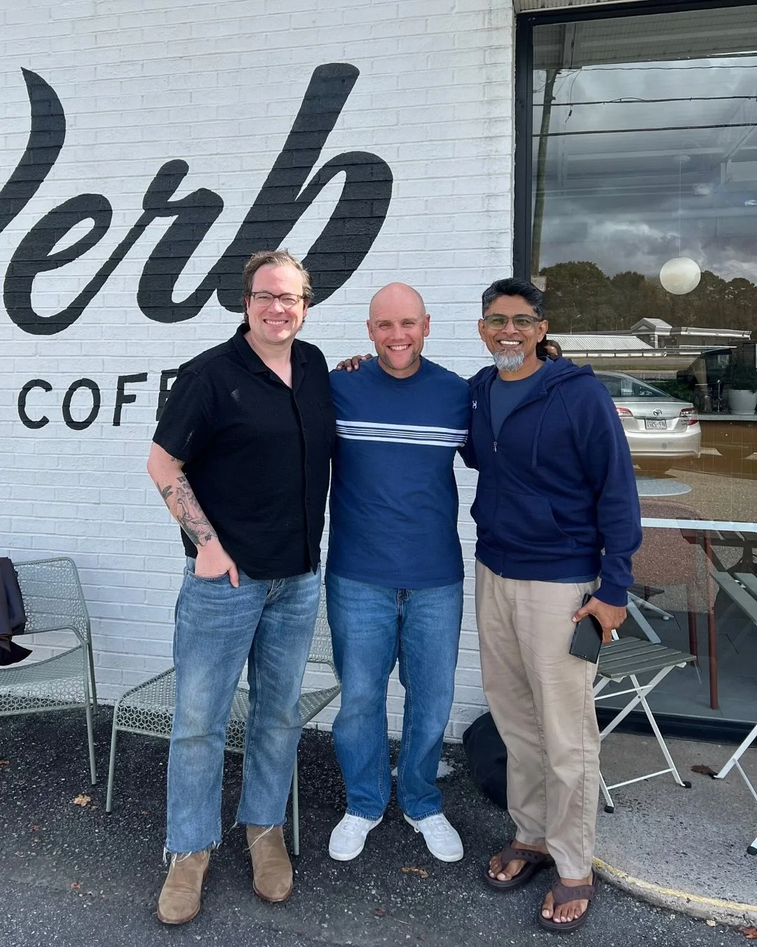 On Sunday, we prayed for our international missions partners. On Monday, James and Aaron were able to spend time with one of our international missions partners. Pastor Binoi is one of the elders of Grace City Church in Kochi, India. As a fellow memb