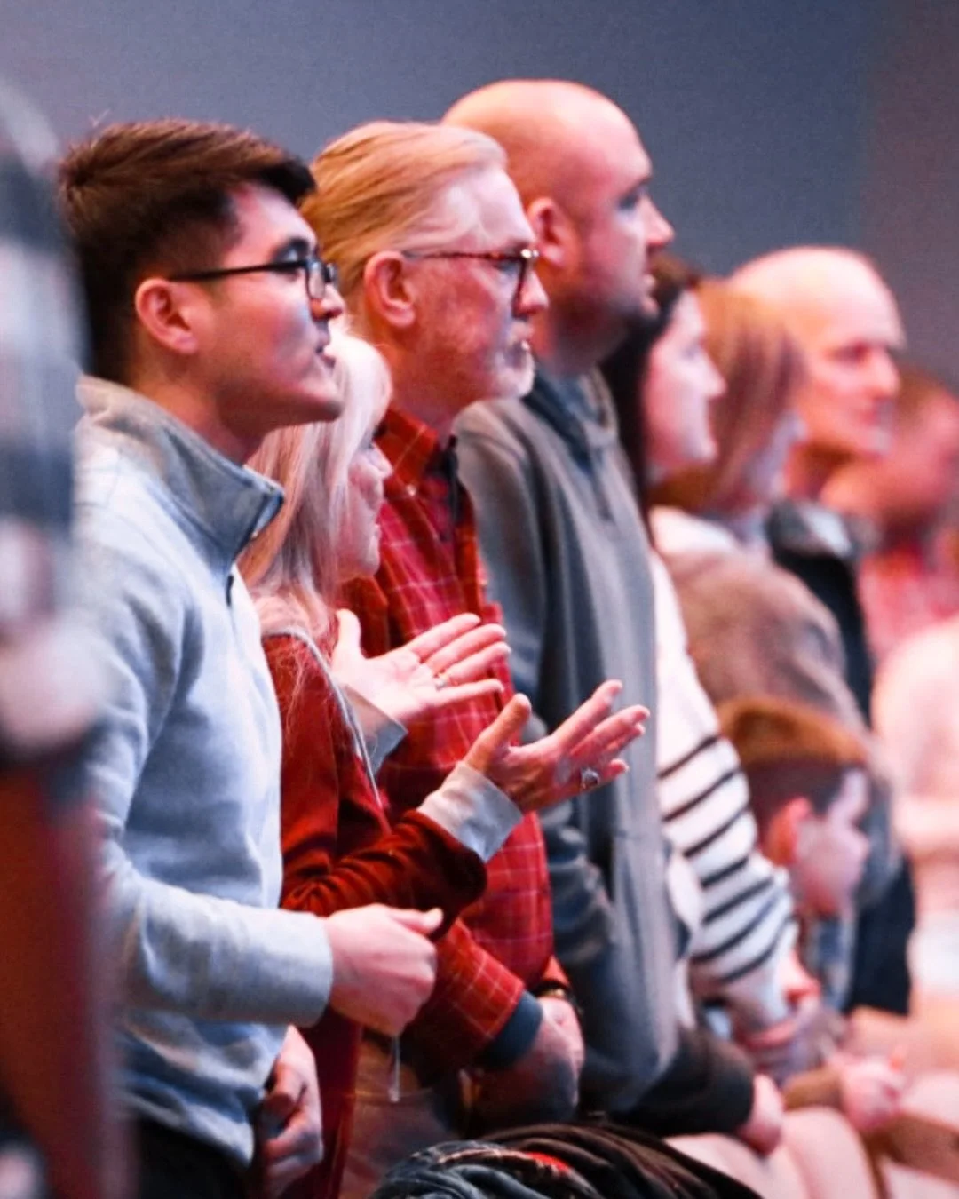 In anticipation of more inclement weather this weekend, we canceled our Sunday services and gathered for worship on Friday evening. 

We sang together and opened God&rsquo;s Word to Hebrews 13:1-6, where we learned that kingdom worship requires love,
