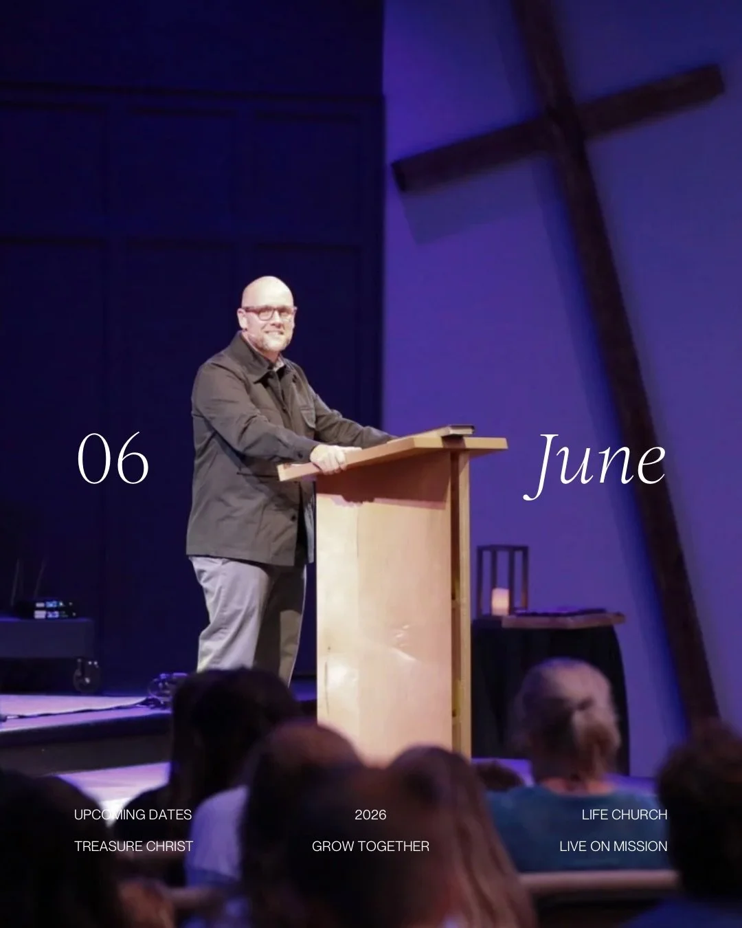 The weeks ahead are filled with opportunities to Treasure Christ, Grow Together, and Live on Mission. Here are the dates for your June calendar.