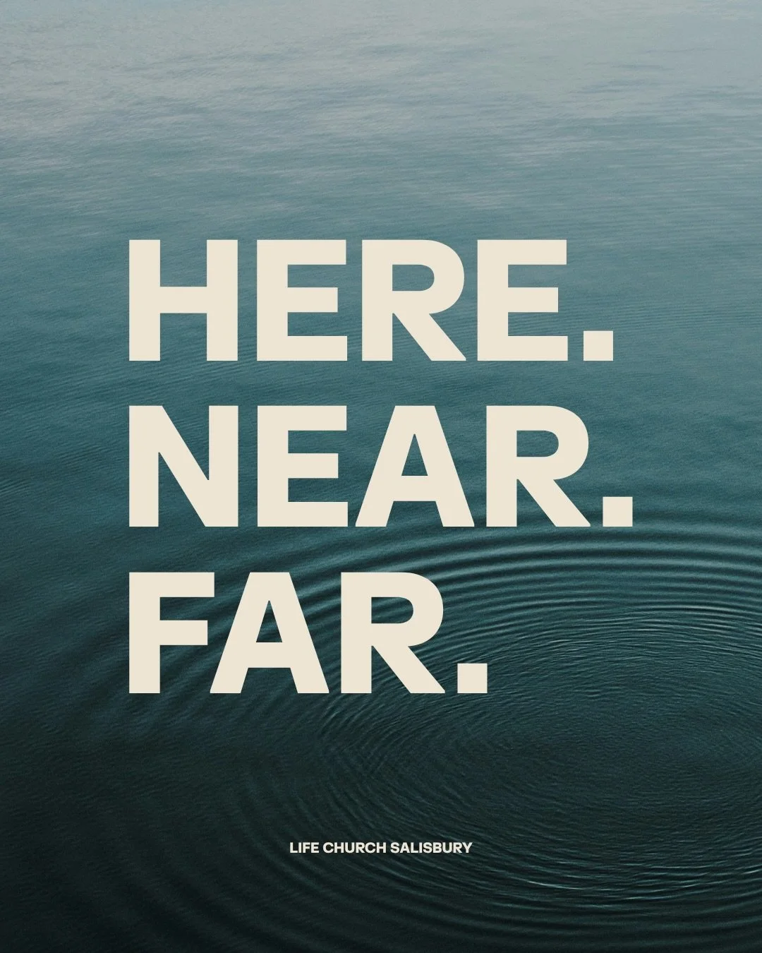 On Sunday, we begin a new sermon series and season for our church.

HERE. NEAR. FAR. is a six-week sermon series through the book of Acts and a two-year generosity initiative.

We are swept up into the trajectory of Acts 1:8, and we have a role to pl
