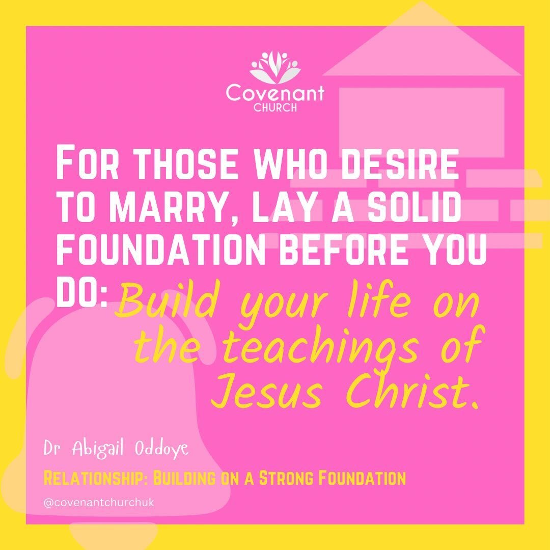Build your marriage on the solid foundation that is Jesus Christ. 🏠 
.
#marriage #relationships #relationshipgoals #family #love #marriagegoals #jesus #christ #foundation #god #motivational #inspirational #church #instadaily #dailyquotes #southampto