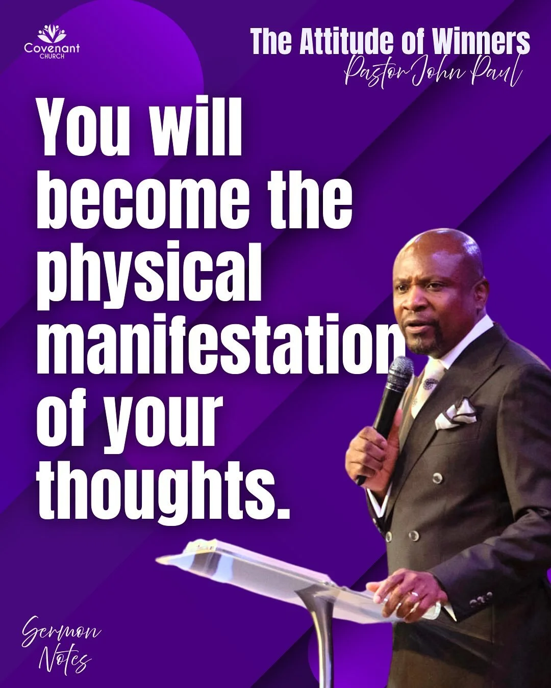Pastor John Paul&rsquo;s message &lsquo;The Attitude of Winners&rsquo; will shift your mindset! Watch it now on YouTube 💻

#FaithInAction #AttitudeOfWinners #CovenantChurchUk #Southampton #YouTubr