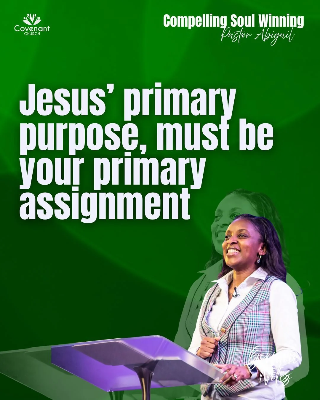 We heard another powerful message from Pastor Abigail yesterday at Passion Service. A timely reminder of the urgency and importance of our Christian mandate - to save souls 🙌 Catch up or rewatch now on YouTube 💻 

#SundayWord #KingdomMamdate #SoulW